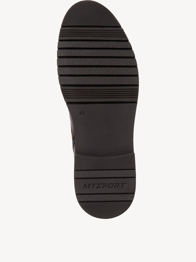 Marco Tozzi, Leather Chelsea boot - brown, DK.BROWN, Image 4 of 6