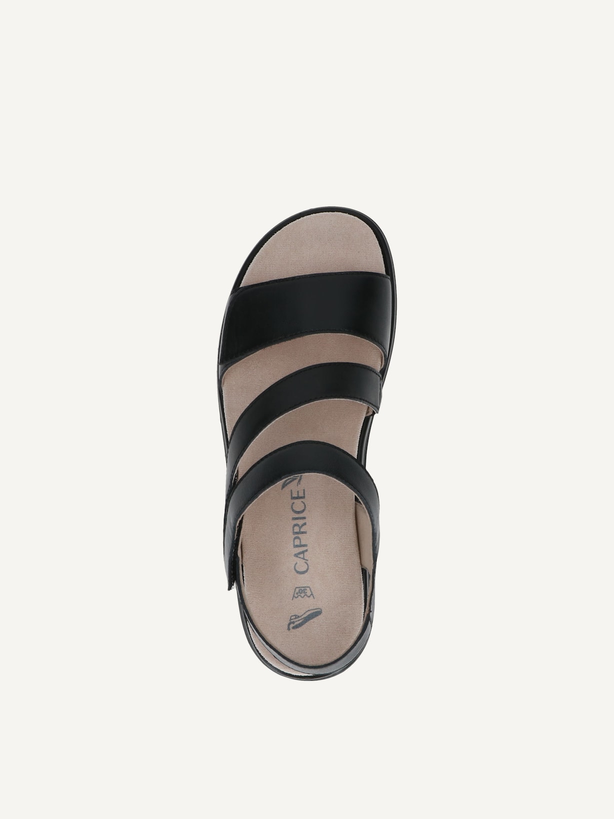 Caprice, Sandale en cuir - noir BLACK NAPPA, image 4 sur 5