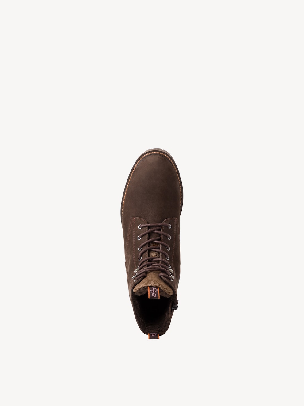 Marco Tozzi, Leren Enkellaarsje - bruin warme voering MOCCA NUBUCK, afbeelding 6 van 7