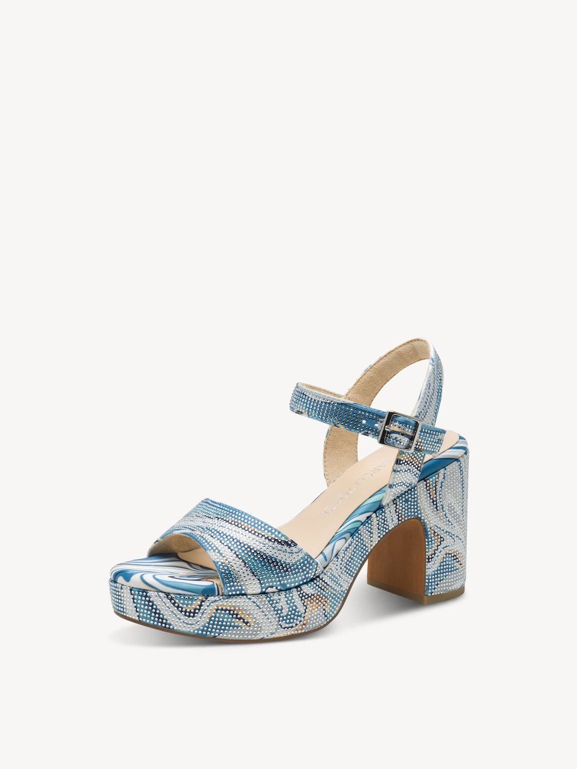 Marco Tozzi, Sandalo - blu LT.BLUE MULTI, immagine 2 di 6