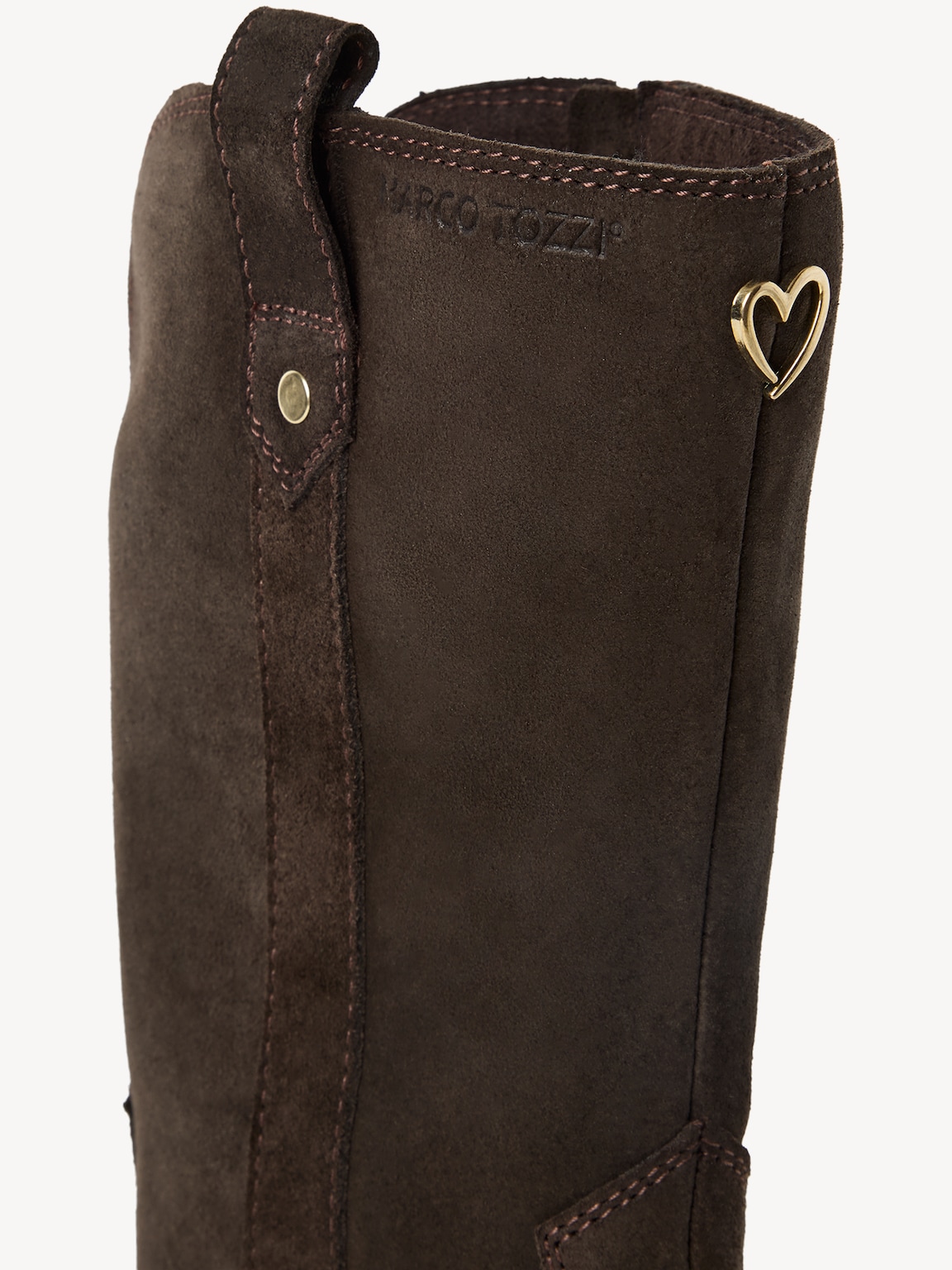 Marco Tozzi, Lederstiefelette - braun MOCCA COMB, Bild 5 von 6