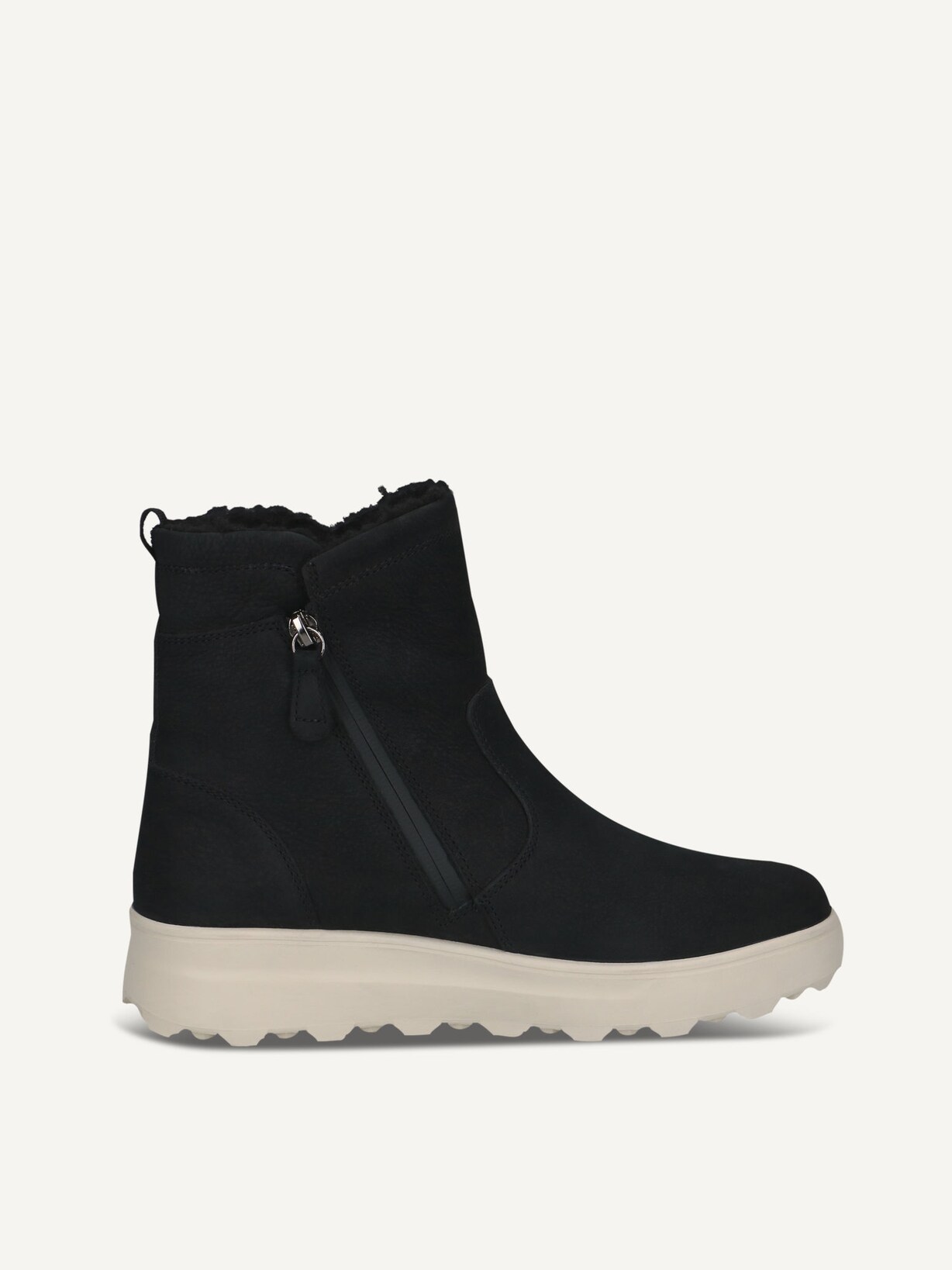 Caprice, Bottine en cuir - noir BLACK NUBUC, image 3 sur 5