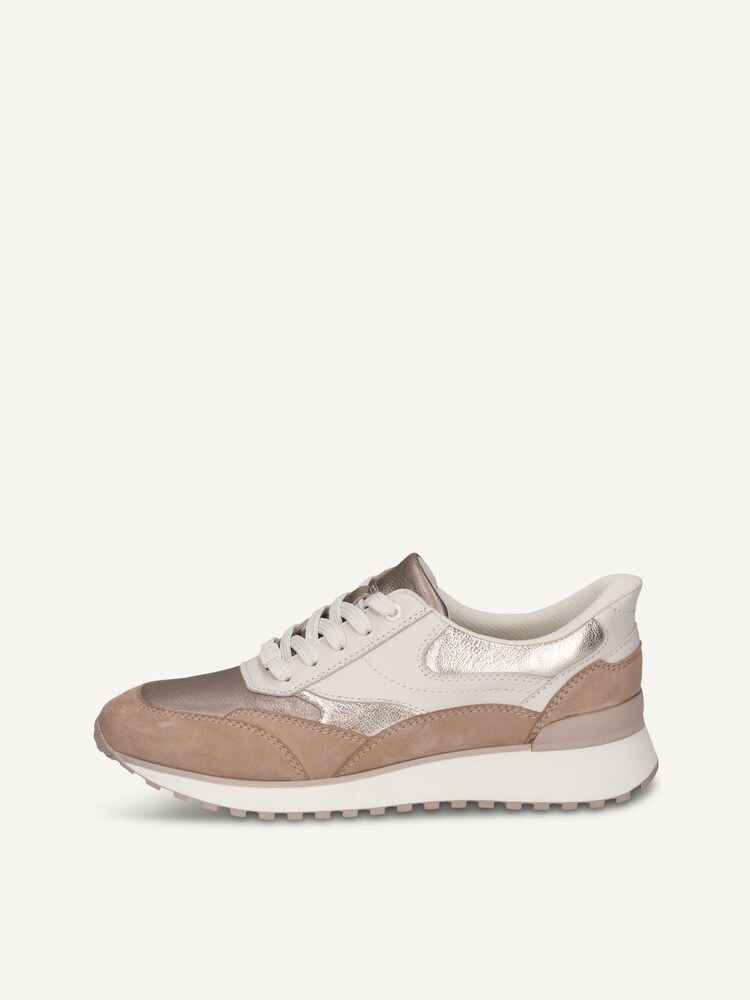 Caprice, Leather Sneaker - beige SAND COMB, image 3 of 6