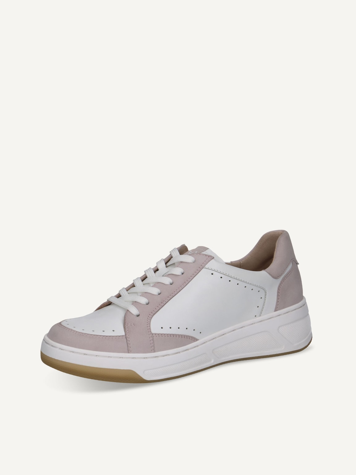 Caprice, Leather Sneaker - rose OLDROSE SUEDE, image 1 of 6