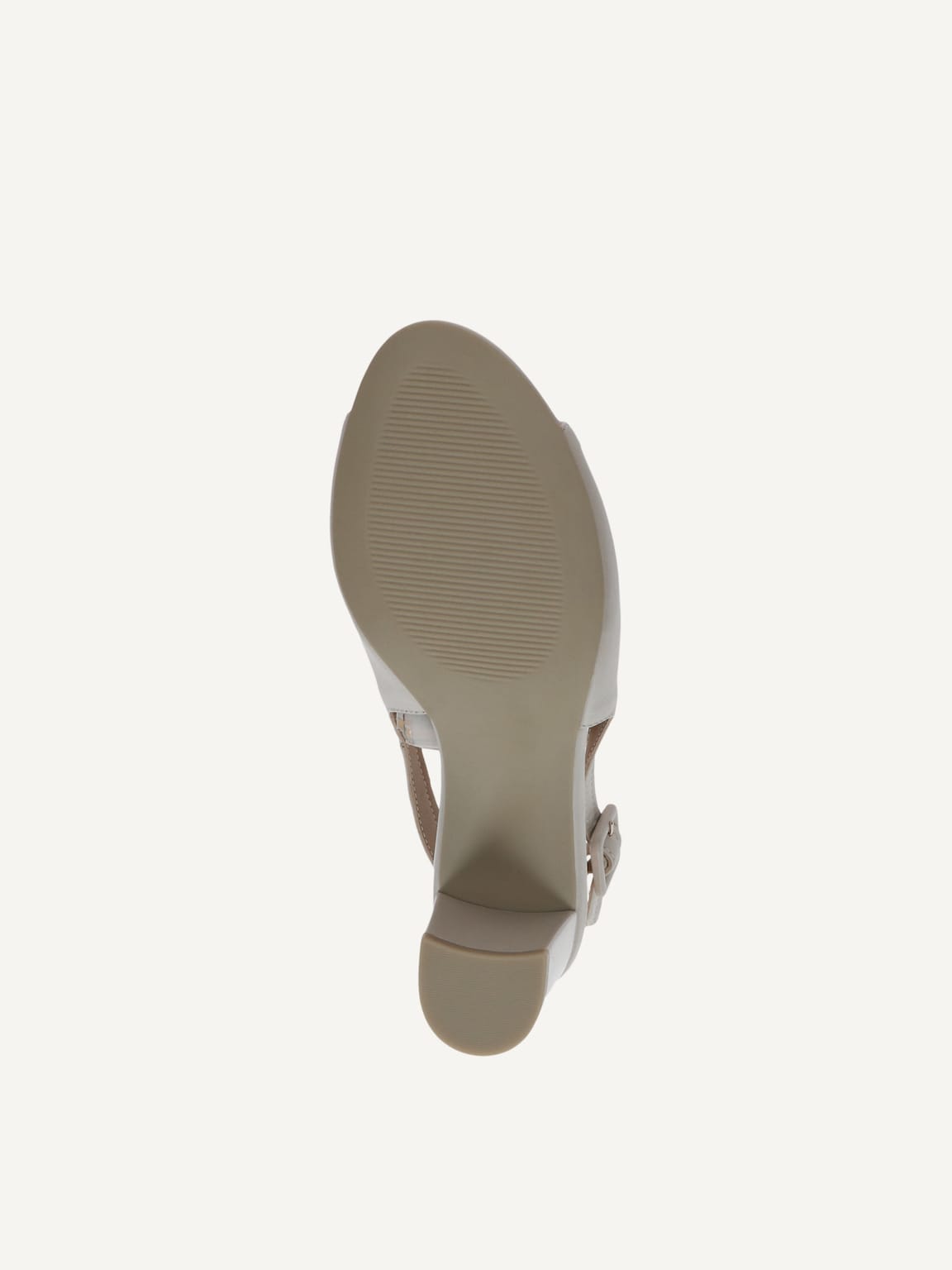 Caprice, Leather Heeled sandal - beige CREAM PERLATO, image 4 of 5