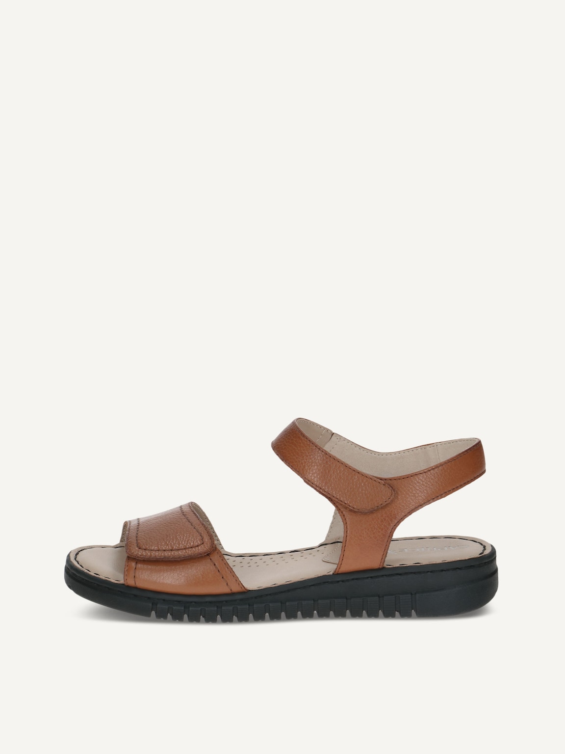 Caprice, Leather Heeled sandal - brown NUT NAPPA, image 2 of 5