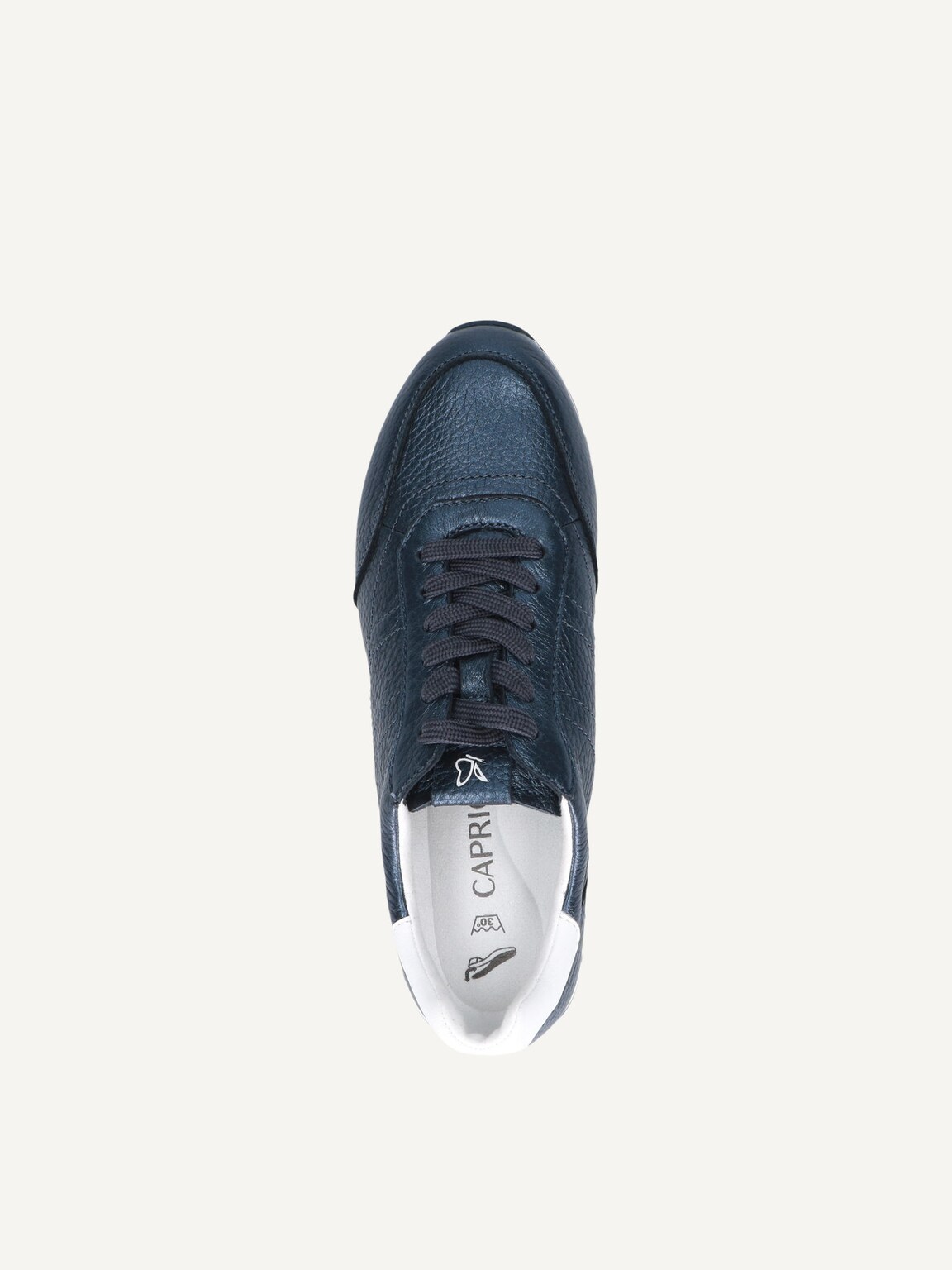 Caprice, Leather Sneaker - blue OCEAN DEER COM, image 5 of 5