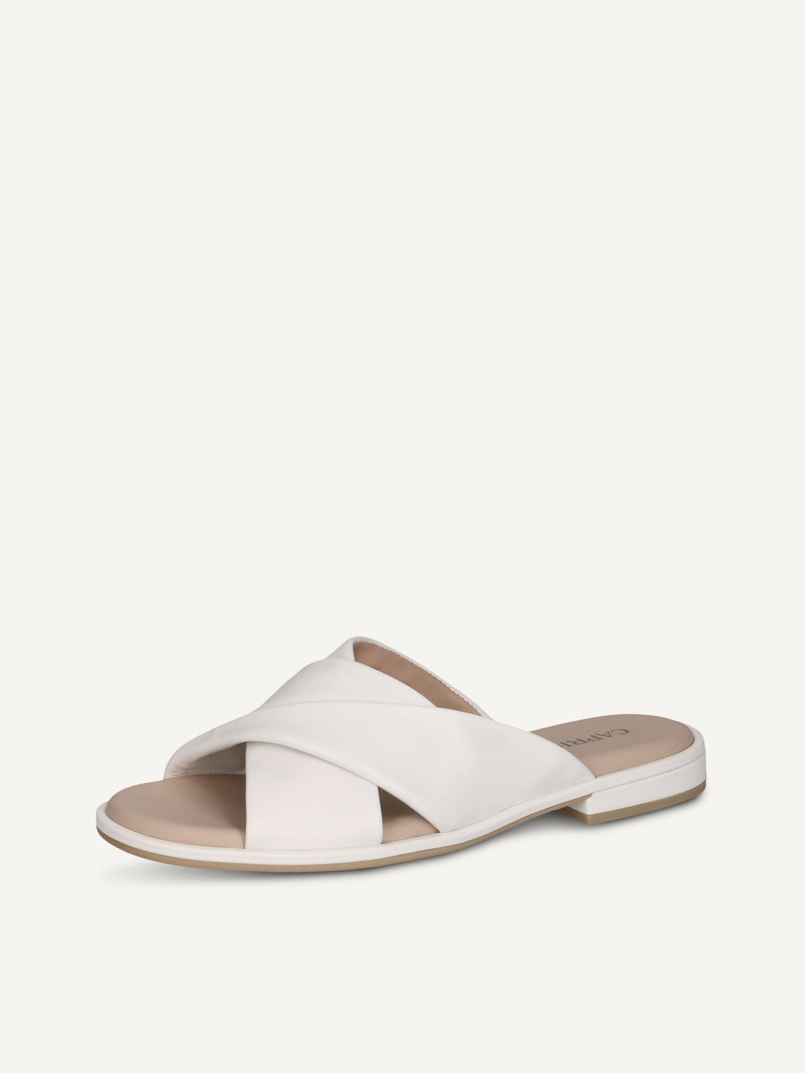 Caprice, Leather Mule - white WHITE NAPPA, image 1 of 5
