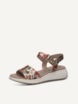 Not selected, Caprice, Leather Sandal - metallic FLOWER METAL.