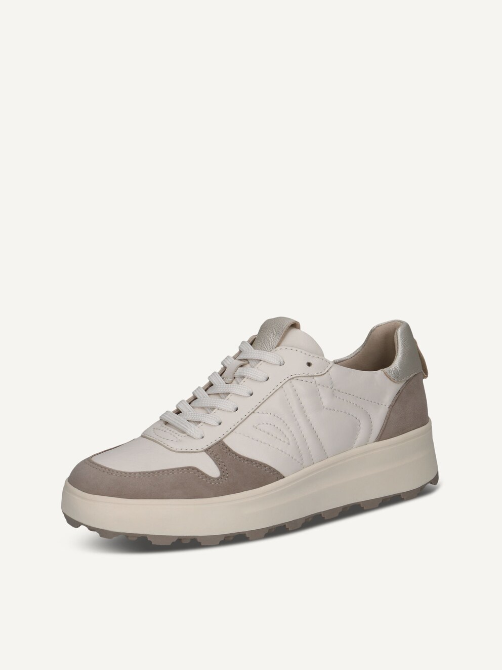 Caprice, Ledersneaker - weiß OFFWHITE COMB, Bild 3 von 6
