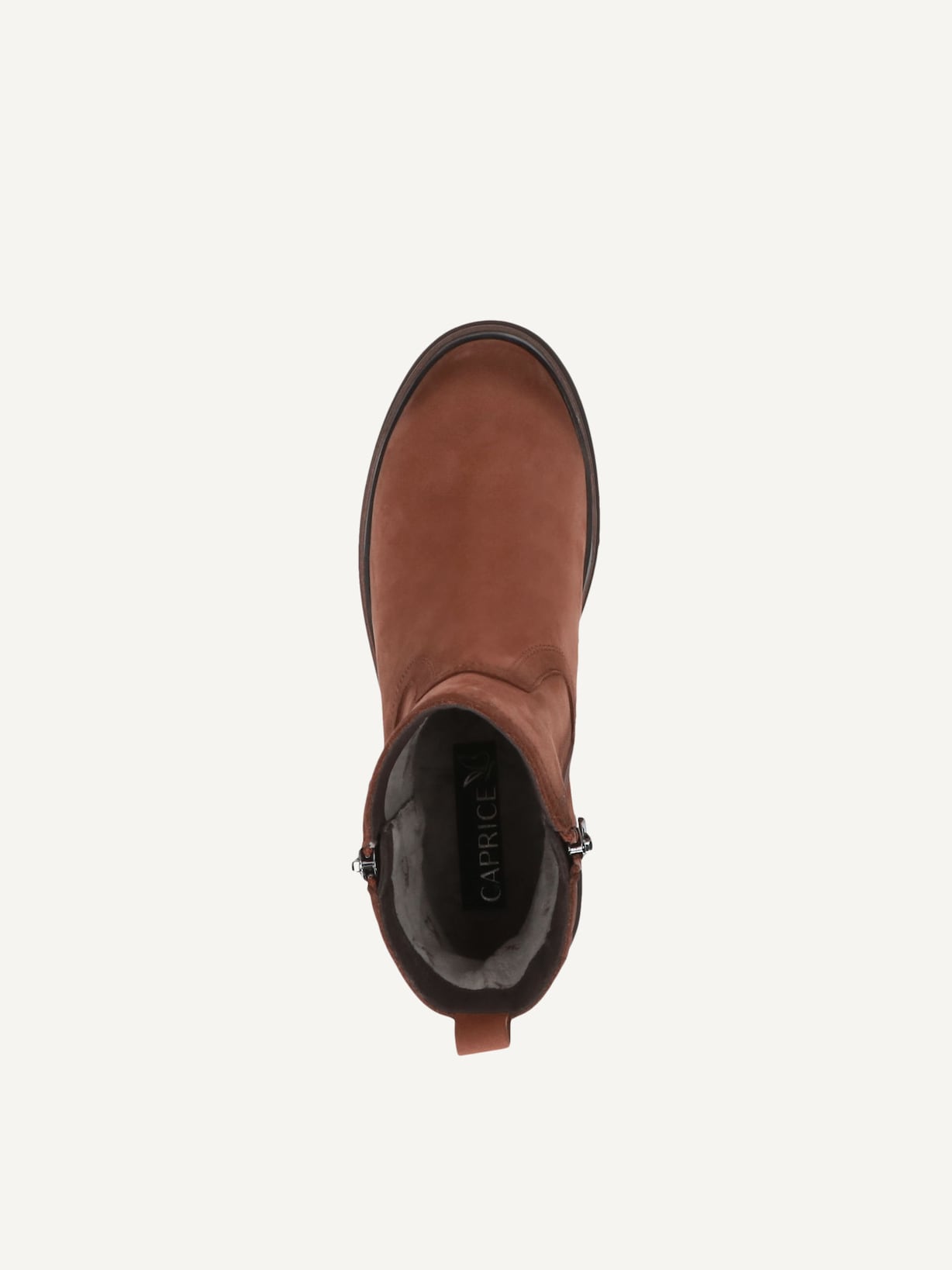 Caprice, Bottine en cuir - marron COGNAC NUBUC, image 5 sur 6