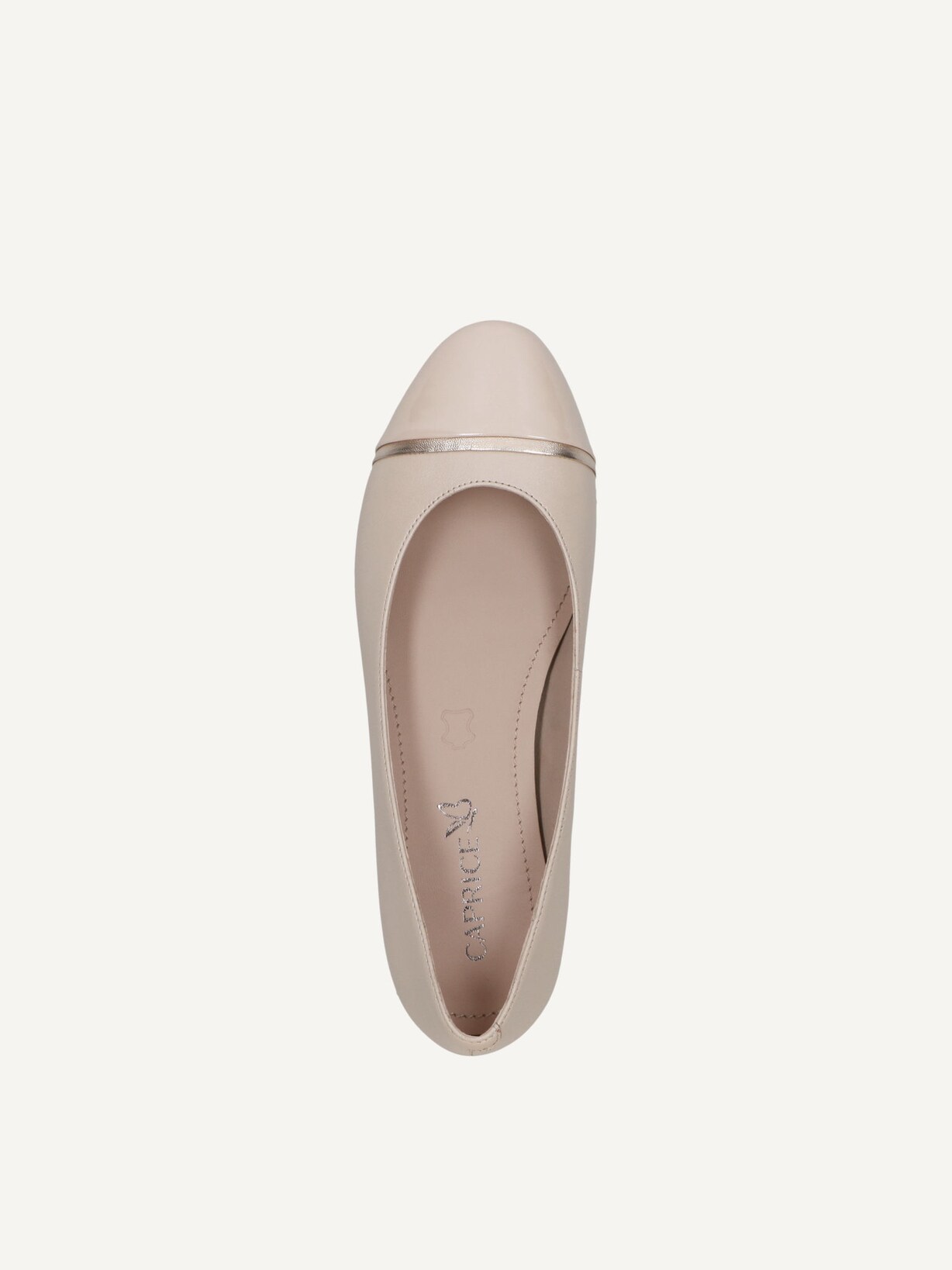 Caprice, Ballerine - beige CREAM/GOLD, image 4 sur 5