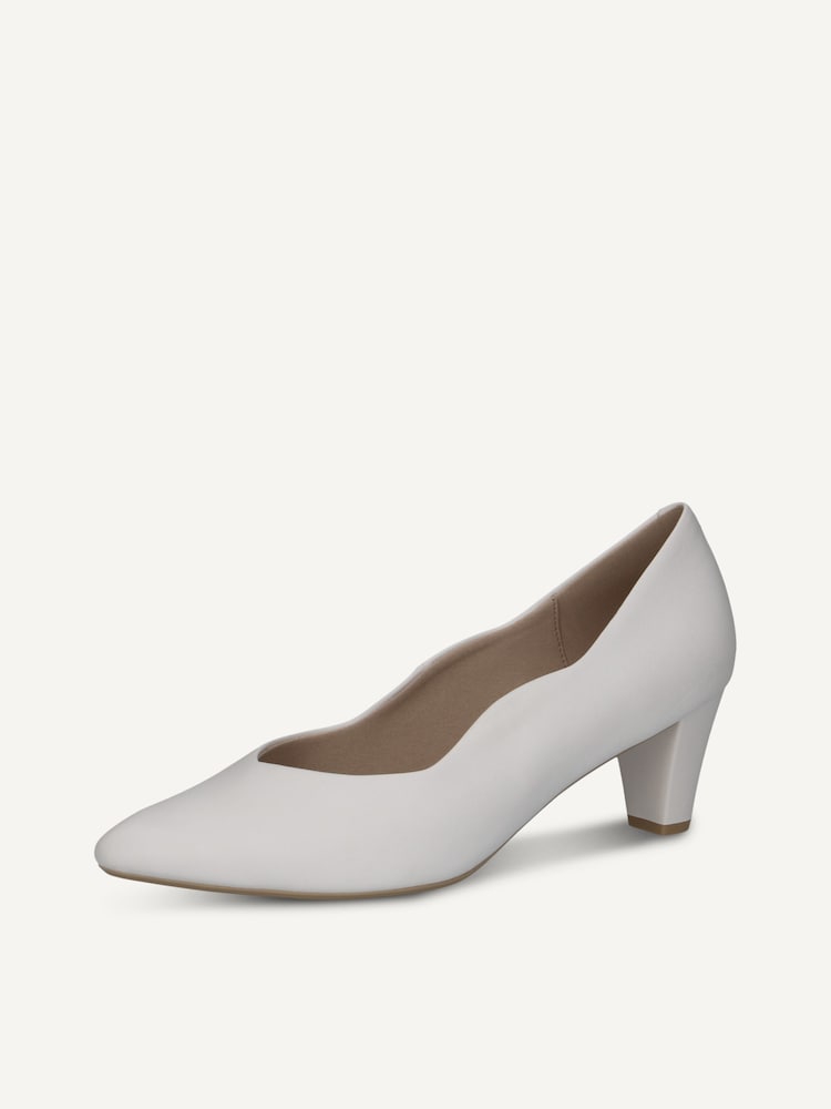Caprice, Escarpin en cuir - blanc WHITE NAPPA, image 3 sur 10