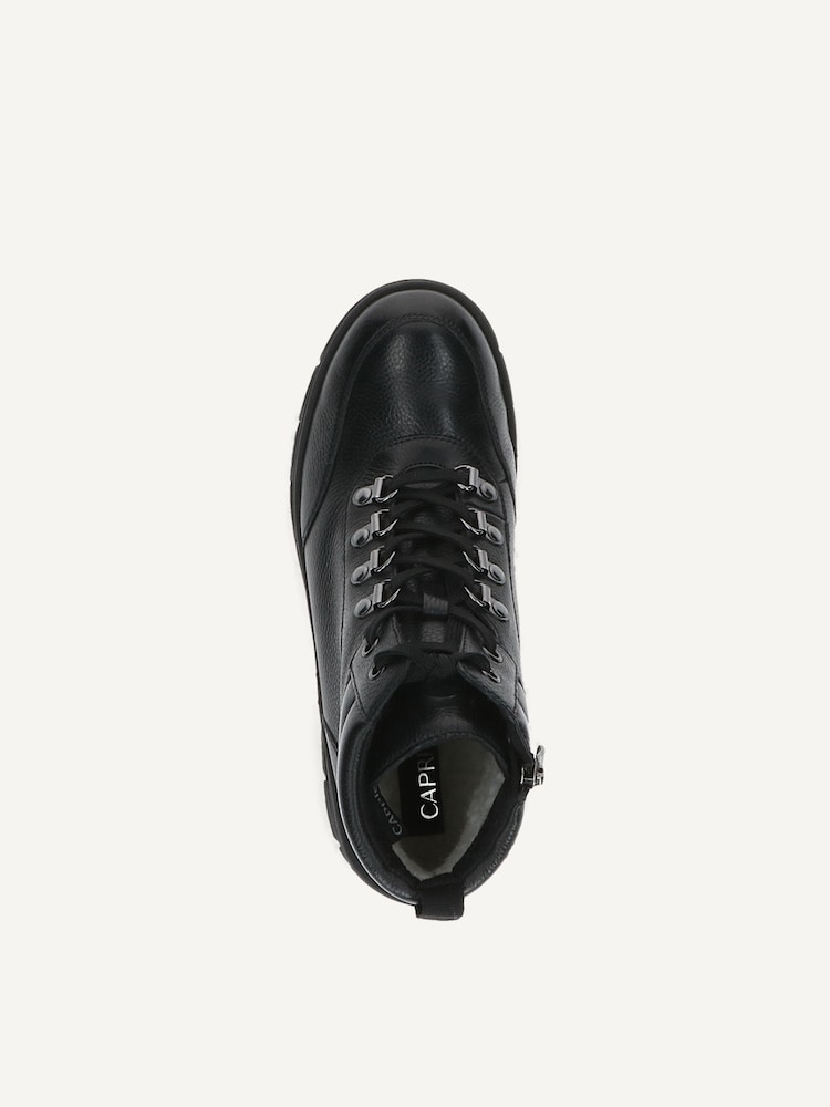 Caprice, Bottine en cuir - noir doublure chaude BLACK NAPPA, image 4 sur 5
