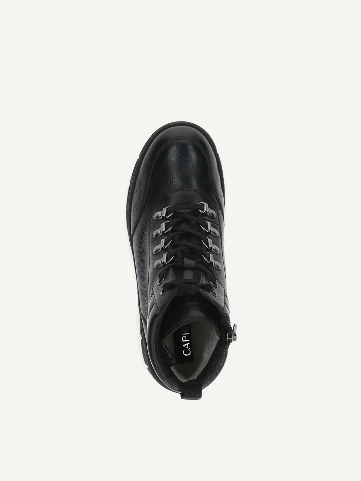 Caprice, Leather Bootie - black warm lining BLACK NAPPA, image 5 of 5