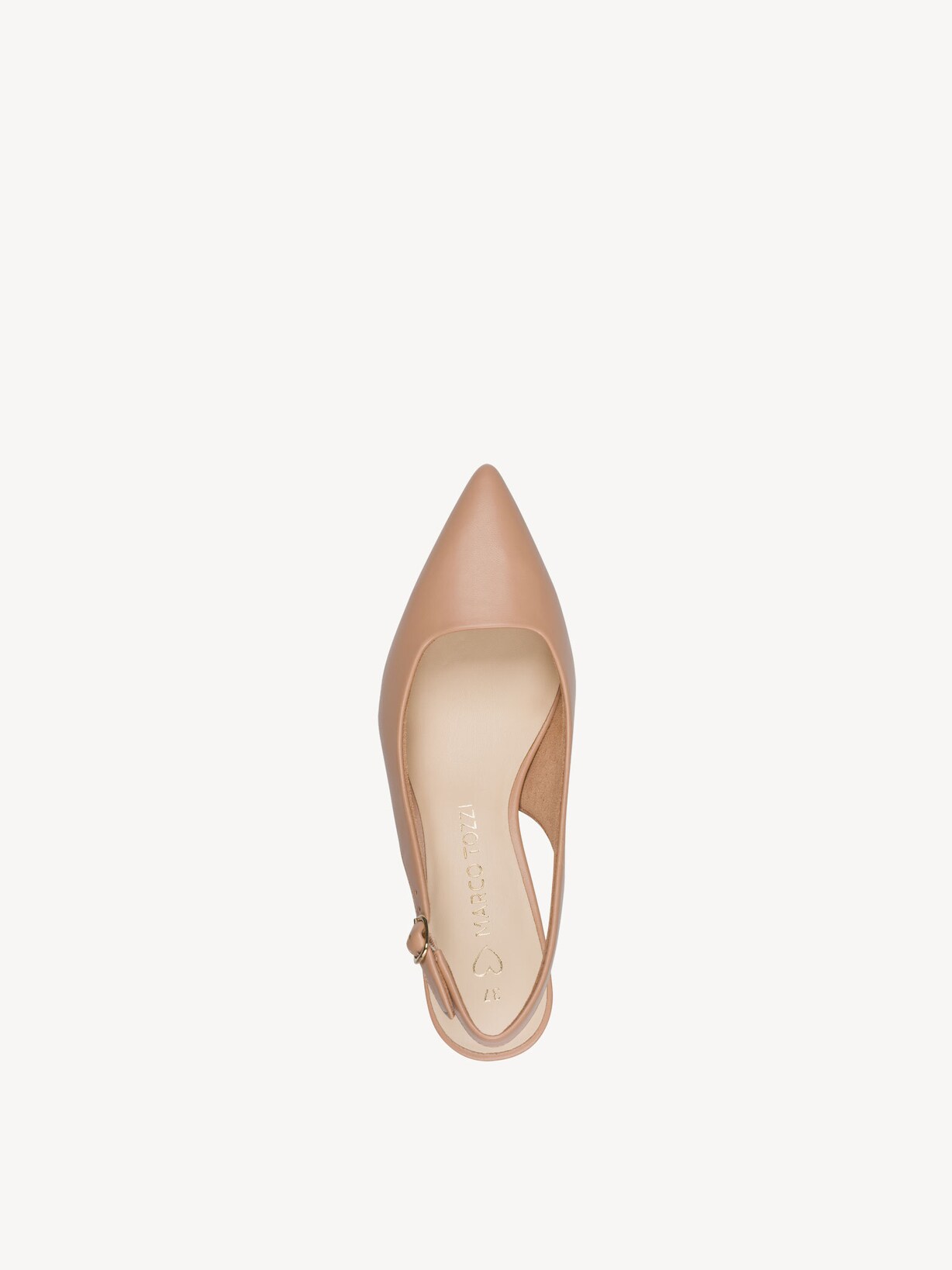 Marco Tozzi, Læder slingpumps - rosa NUDE, billede 5 af 7