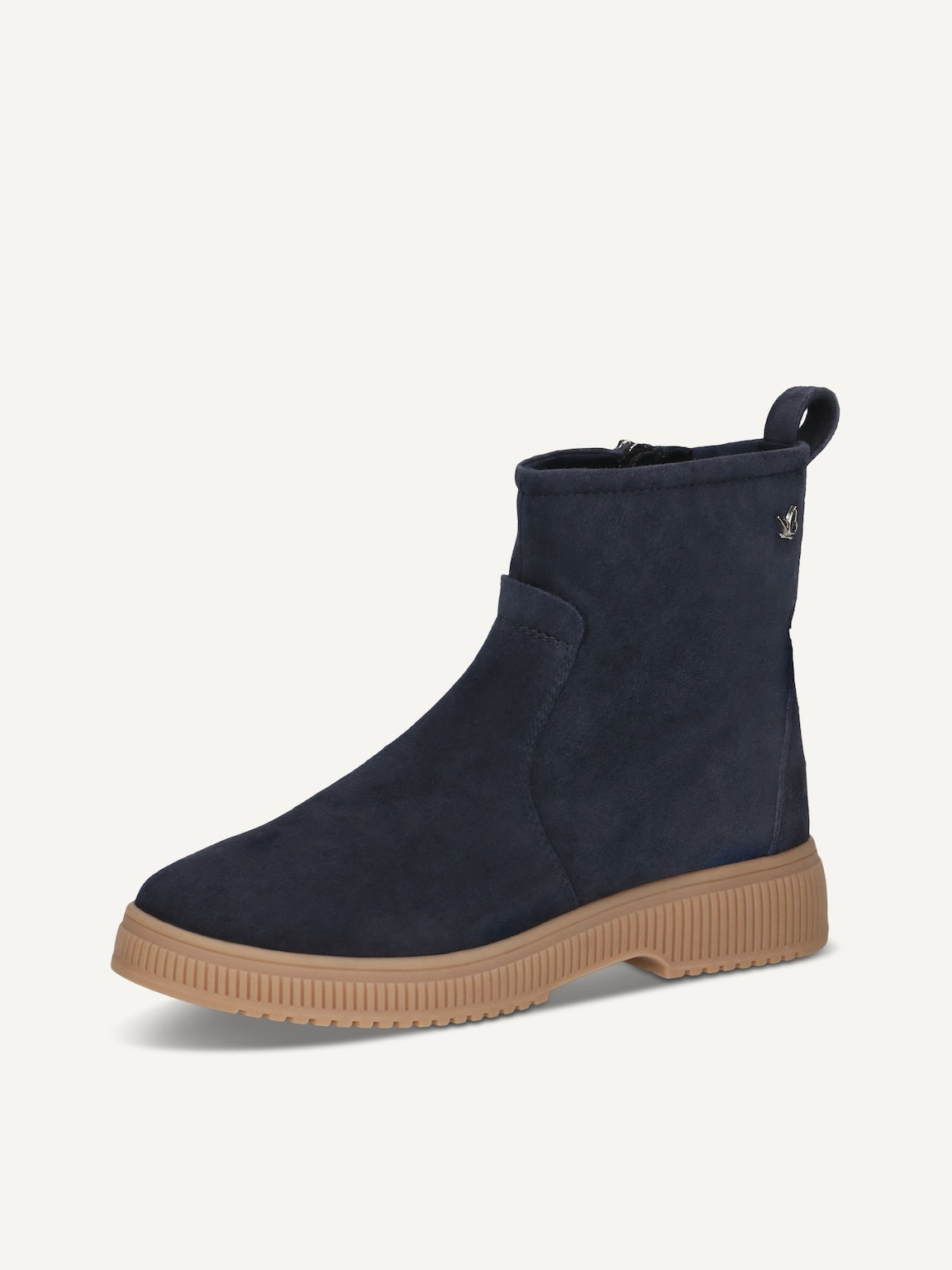 Caprice, Leather Bootie - blue warm lining OCEAN SUEDE, image 1 of 6