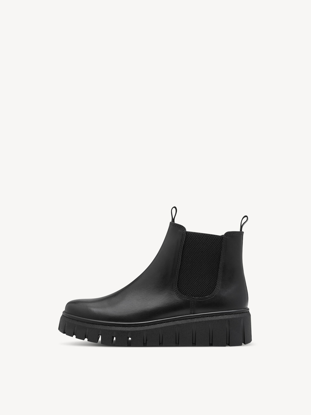 Marco Tozzi, Leren Chelseaboot - zwart BLACK, afbeelding 2 van 6