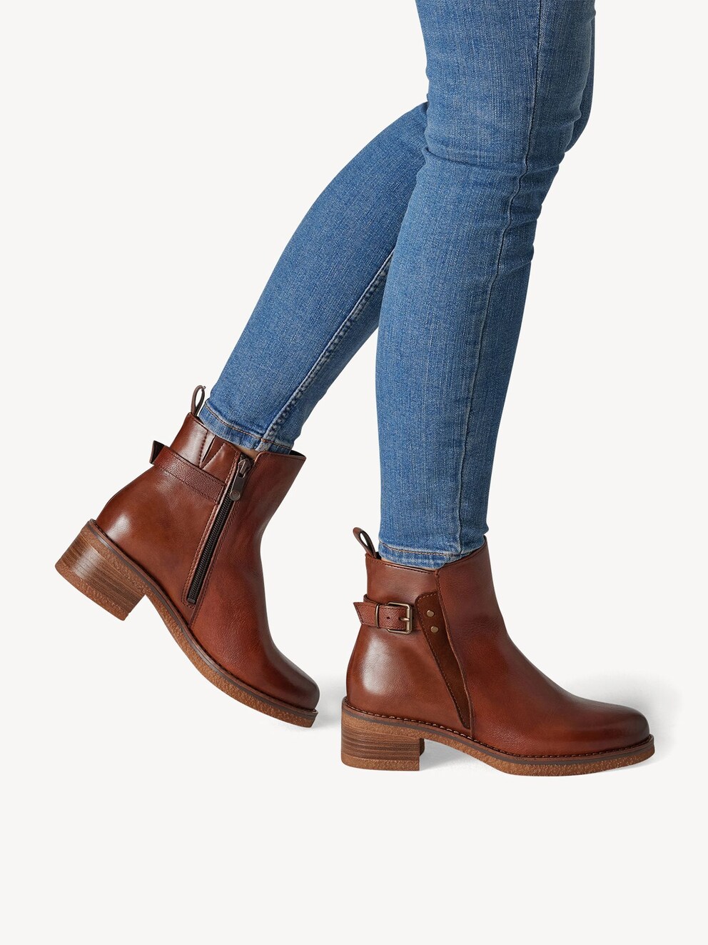 Marco Tozzi, Stiefelette - braun COGNAC COMB, Bild 2 von 7