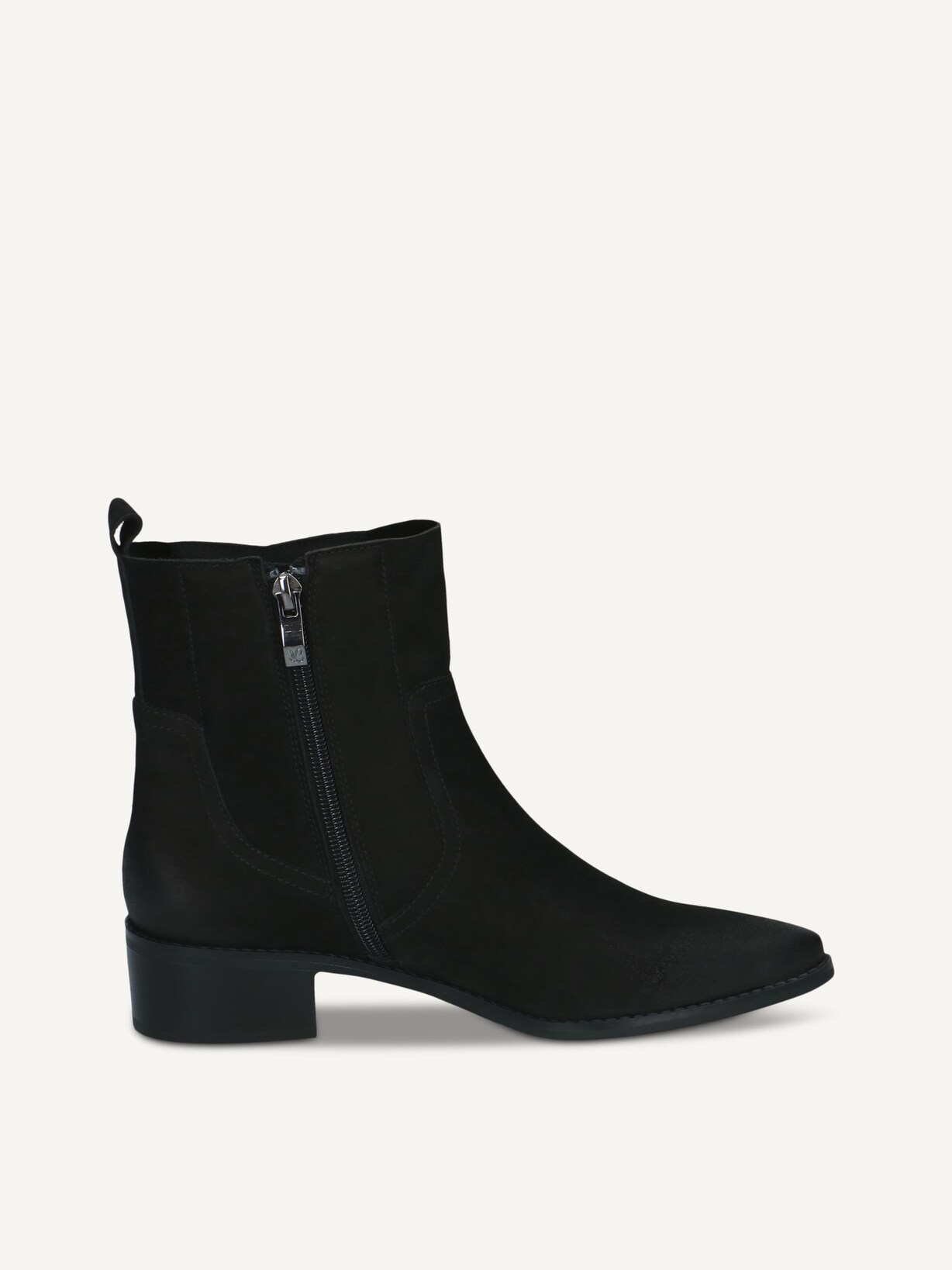 Caprice, Bottine en cuir - noir BLACK NUBUC, image 3 sur 5