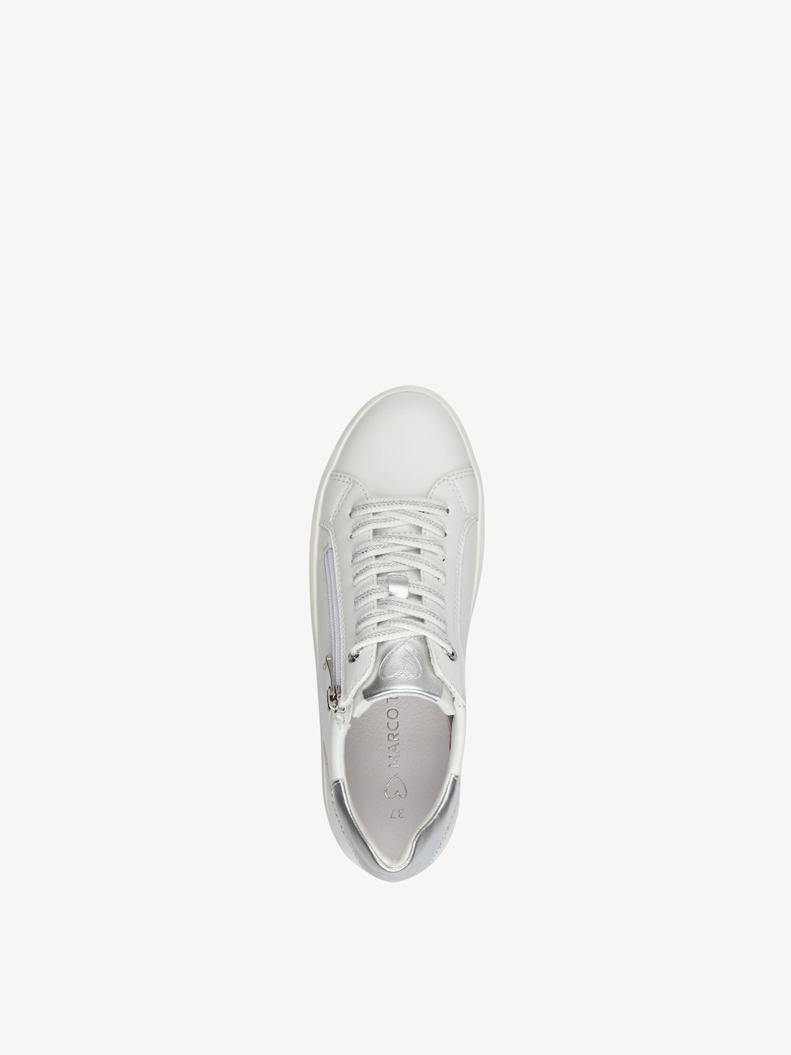 Marco Tozzi, Sneaker - bianco WHITE COMB, immagine 4 di 7