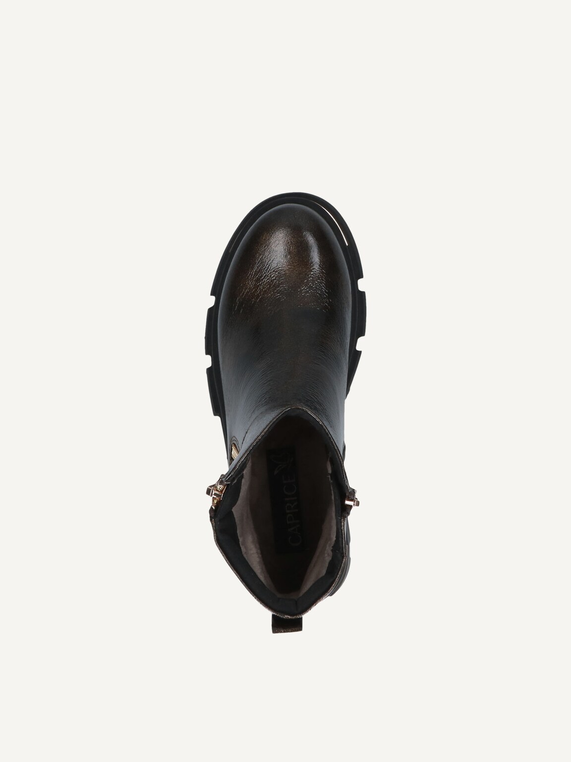 Caprice, Leather Bootie - brown RUST NAPLAK, image 5 of 5
