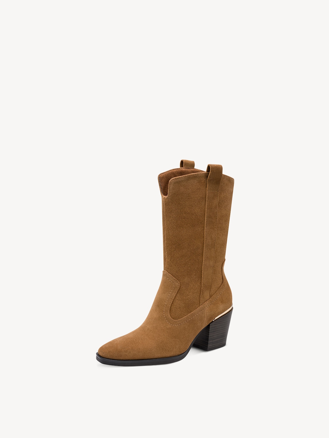 Marco Tozzi, Lederstiefelette - braun CAMEL, Bild 3 von 7