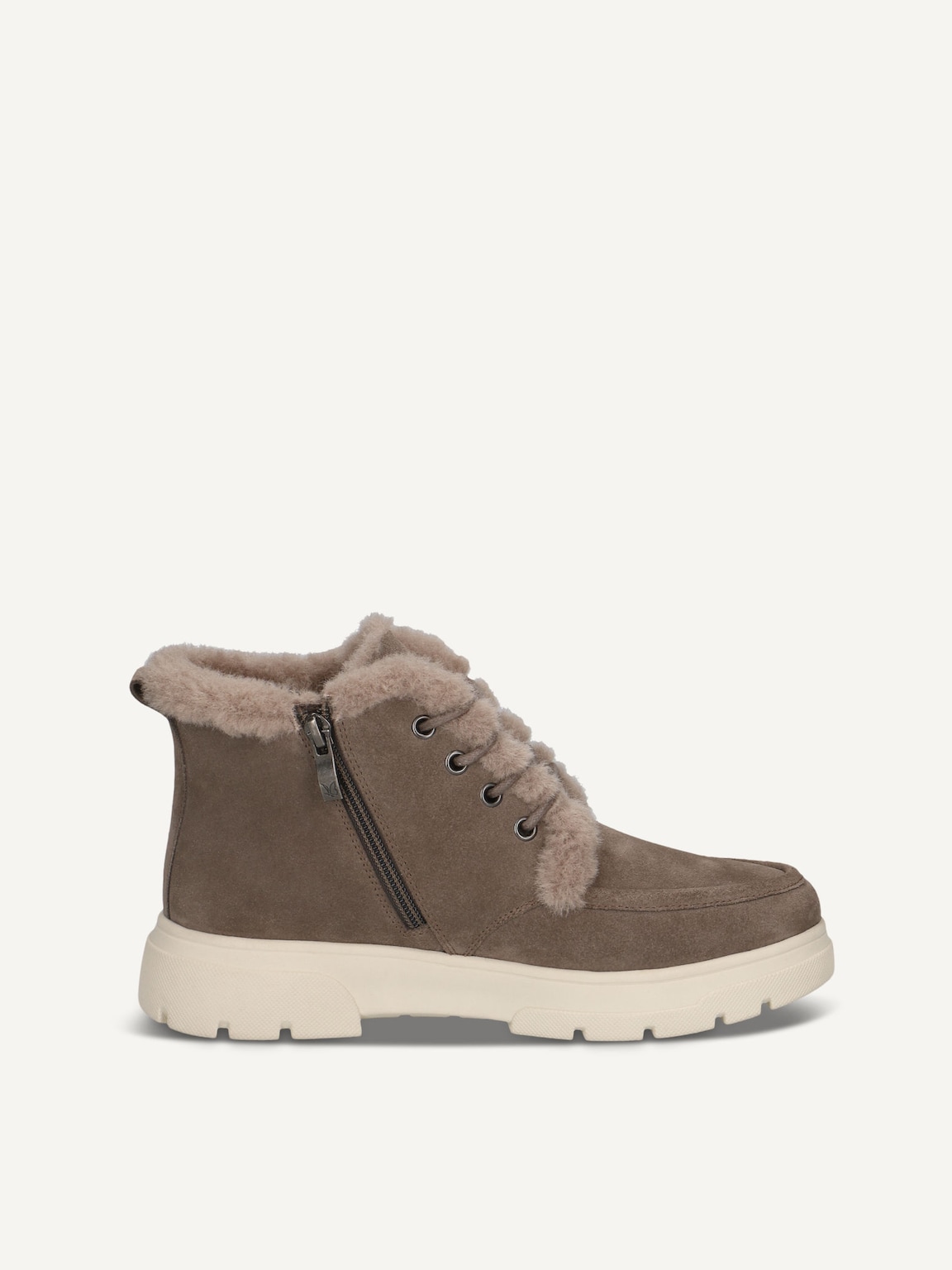 Caprice, Bootie - beige warm lining DK TAUPE SUEDE, image 4 of 6