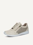 Not selected, Caprice, Leather Sneaker - beige CREAM PERLATO