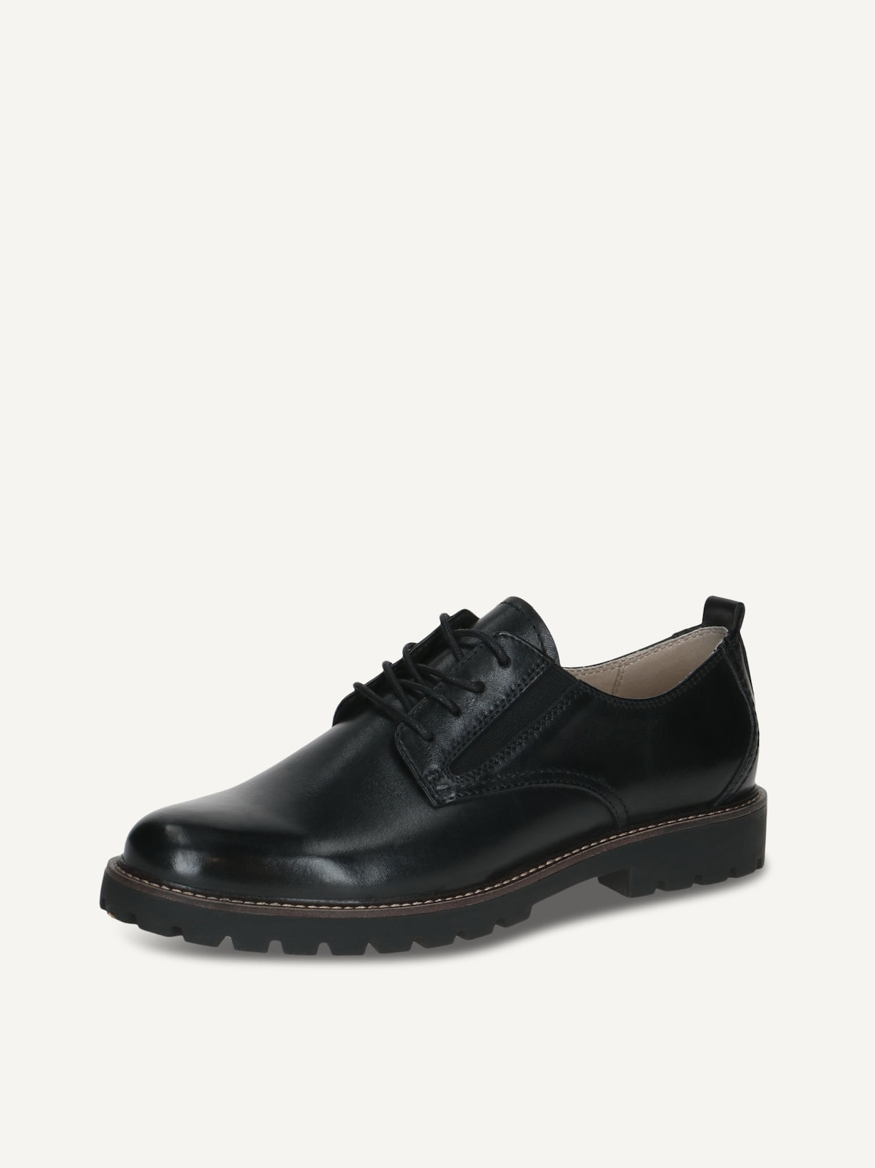 Caprice, Derbie en cuir - noir BLACK NAPPA, image 2 sur 5