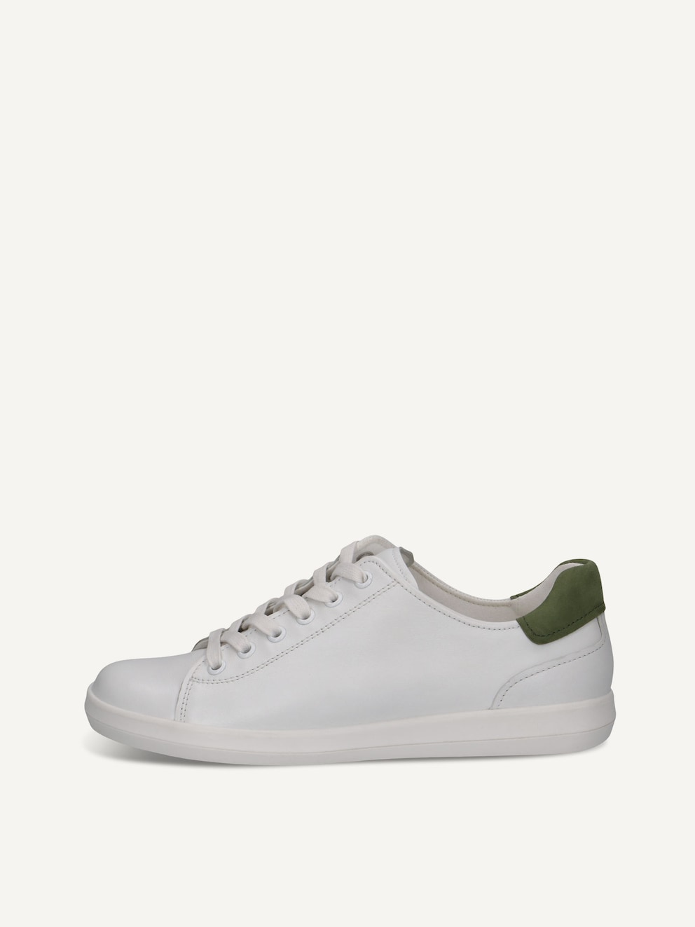 Caprice, Basket en cuir - blanc WHITE/GREEN, image 1 sur 5