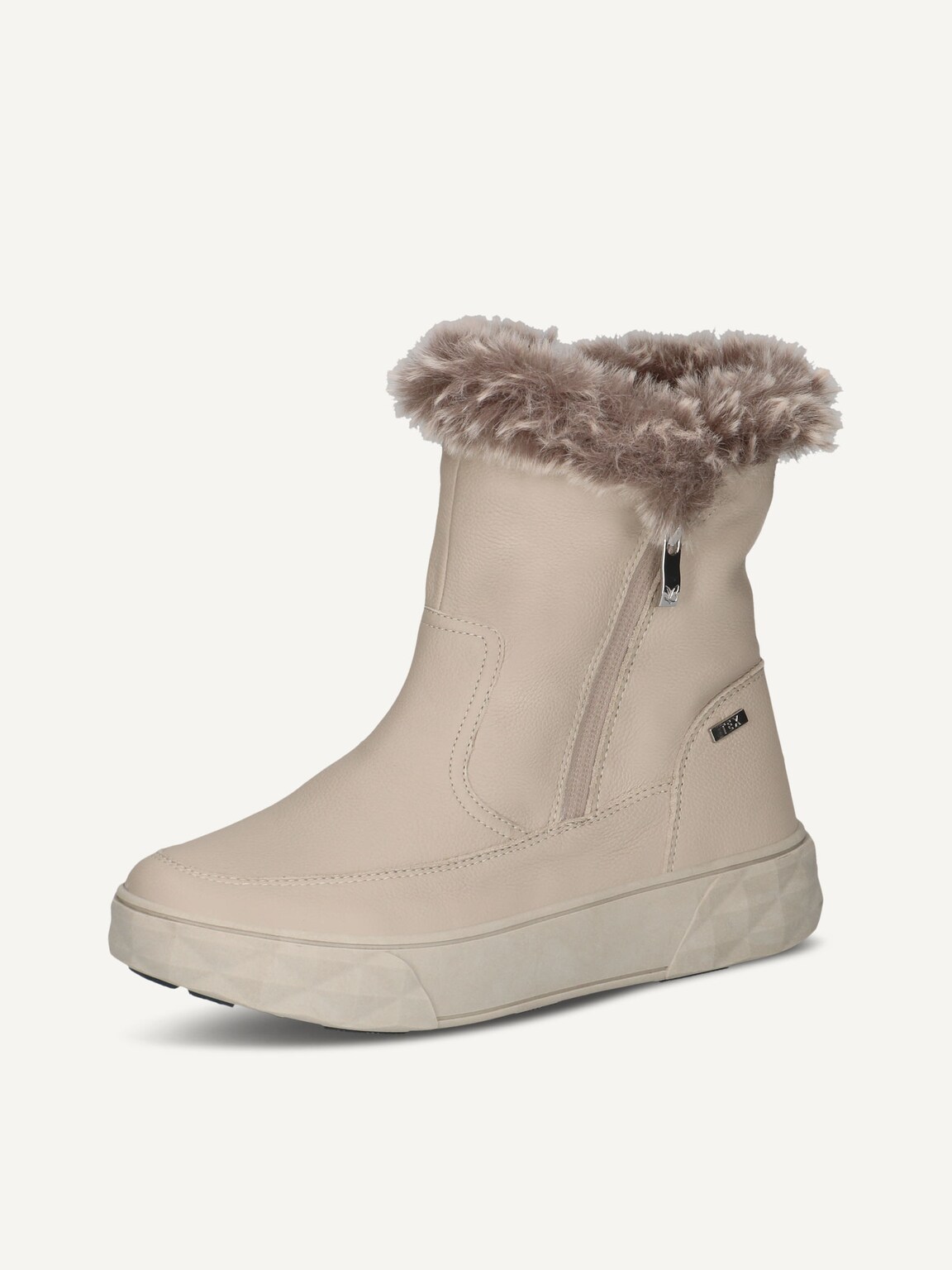 Caprice, Bootie - beige warm lining BEIGE NAPPA, image 1 of 5
