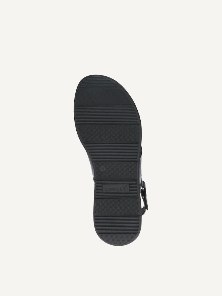 Caprice, Sandale en cuir - noir BLACK NAPLAK, image 5 sur 5