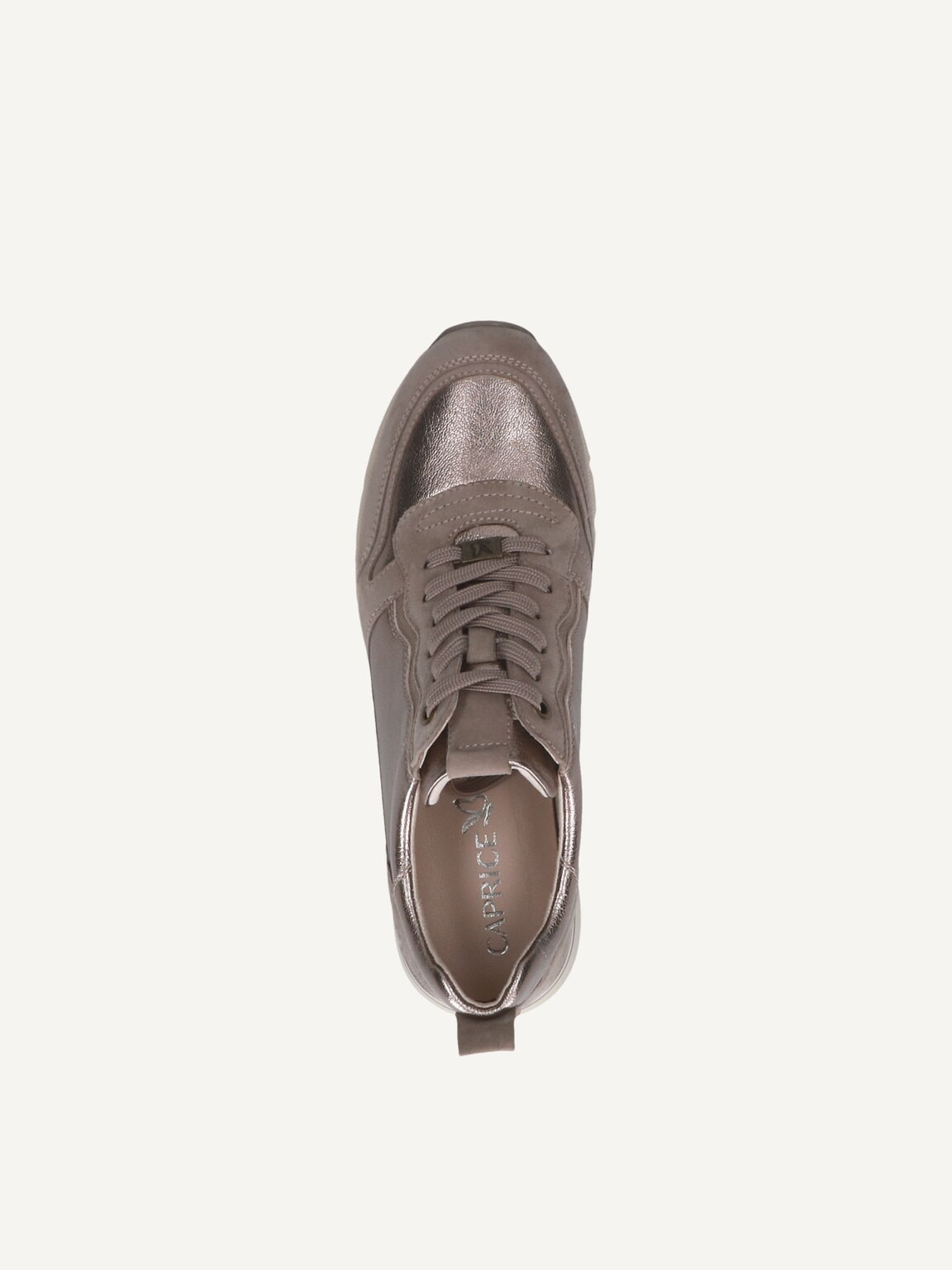 Caprice, Leather Sneaker - beige TAUPE COMB, image 5 of 5