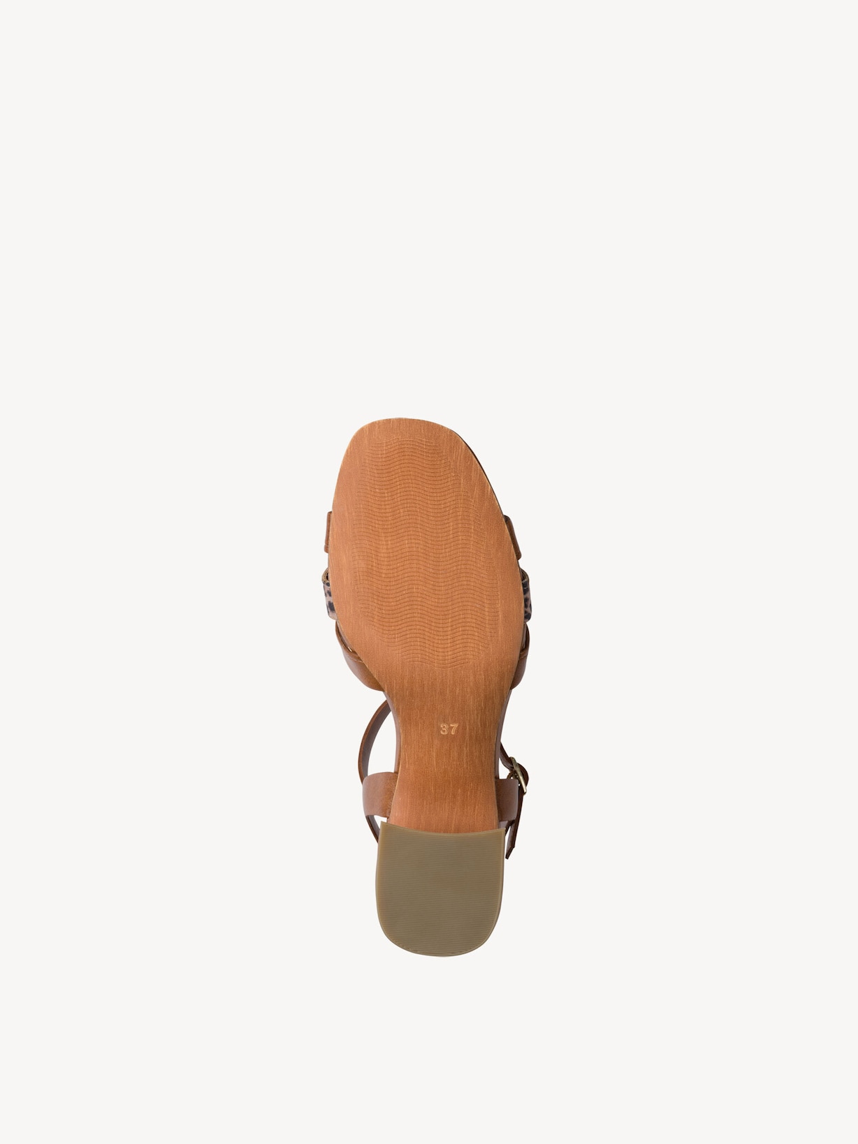 Marco Tozzi, Sandal - brown COGNAC COMB, image 3 of 6