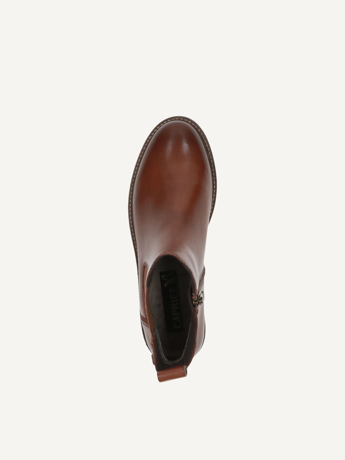 Caprice, Chelsea boot - brown COGNAC NAPPA, image 5 of 5