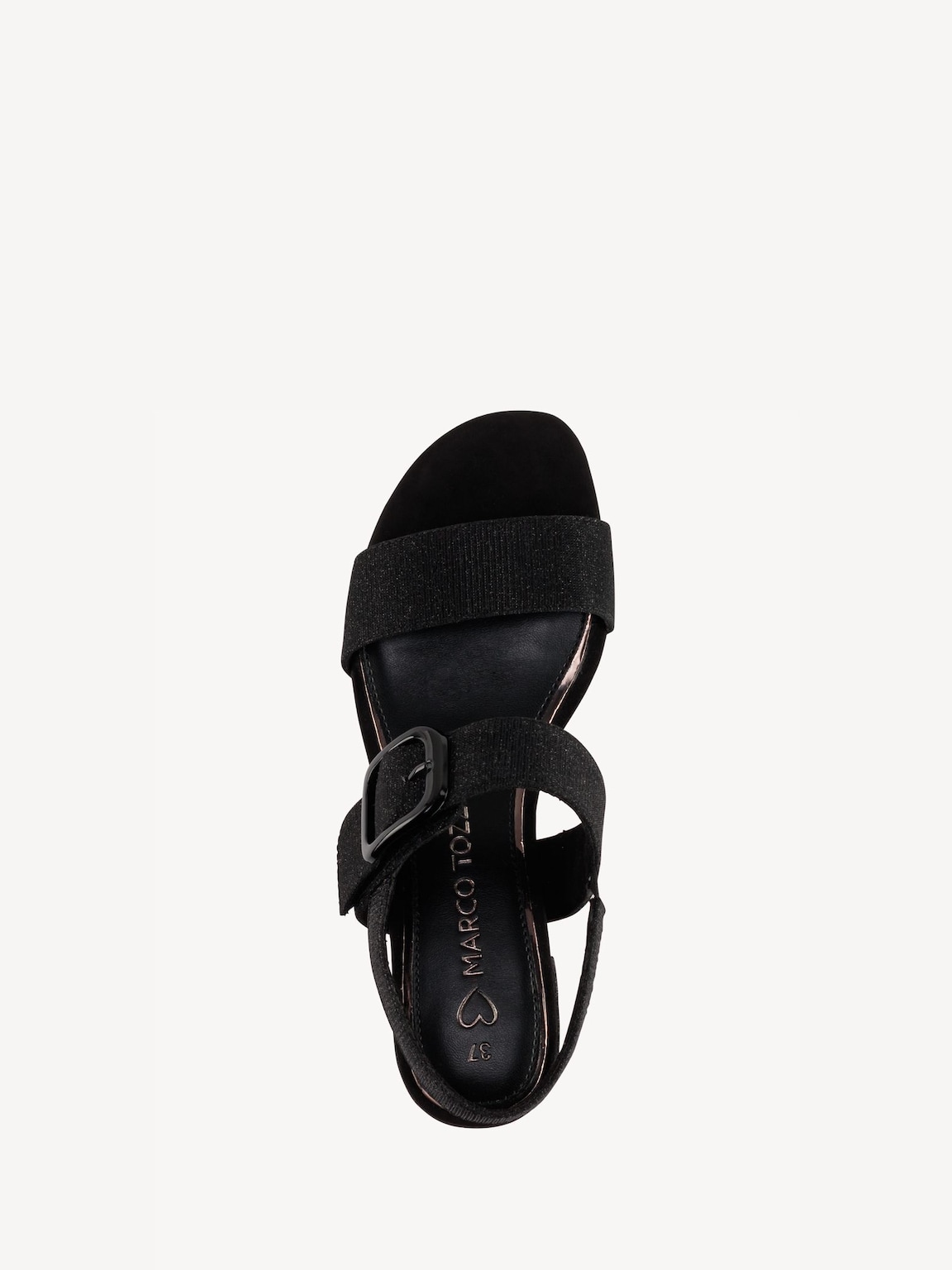 Marco Tozzi, Sandalo - nero BLACK METALLIC, immagine 6 di 12