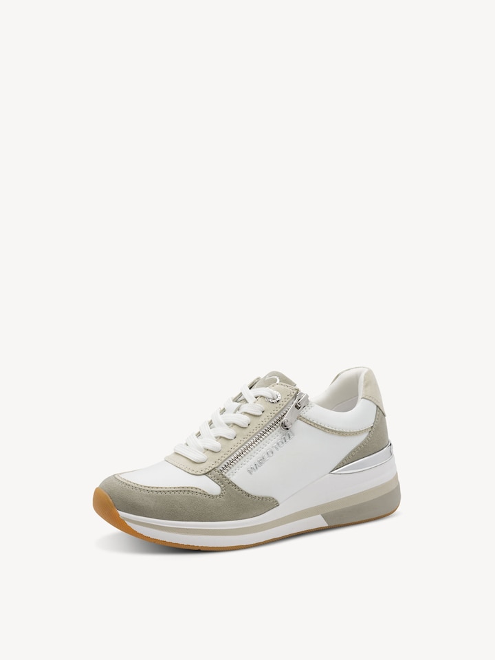 Marco Tozzi, Sneaker - weiß WHITE/MATCHA