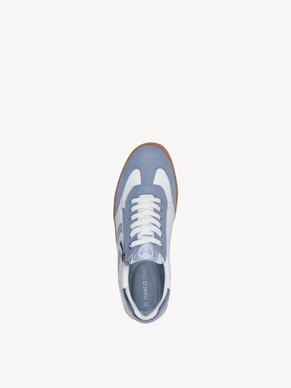 Marco Tozzi, Sneaker - weiß WHITE/LT.BLUE, Bild 5 von 6