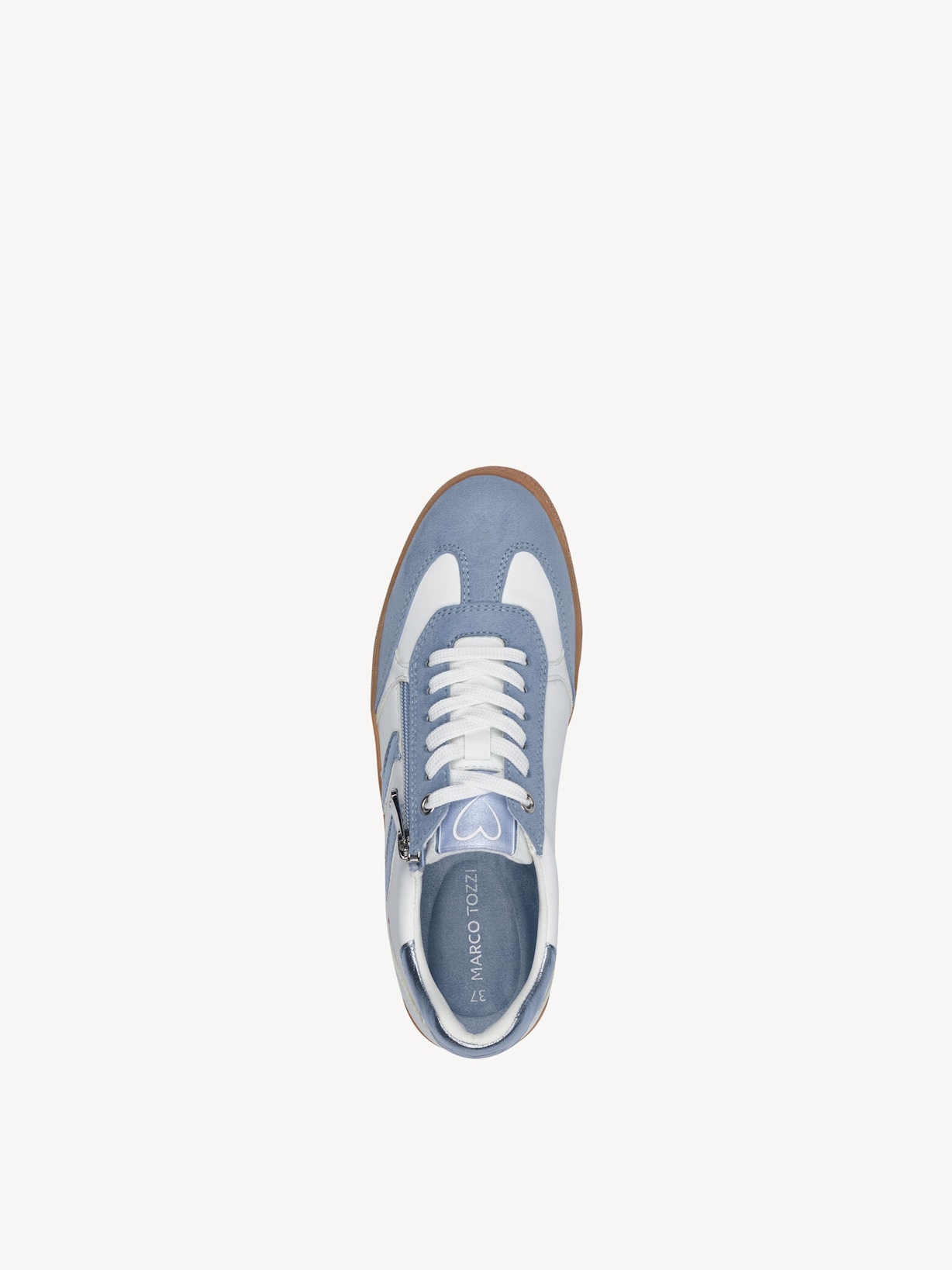 Marco Tozzi, Sneaker - weiß WHITE/LT.BLUE, Bild 5 von 6