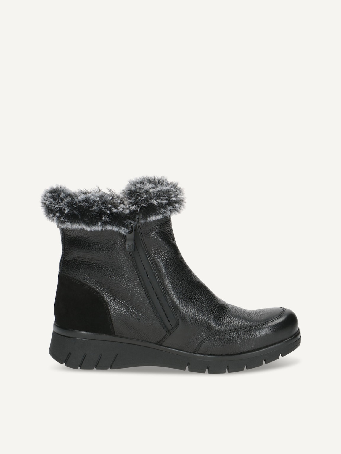 Caprice, Bootie - black warm lining BLACK COMB, image 3 of 5