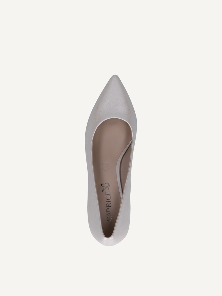 Caprice, Escarpin en cuir - blanc OFFWHITE PERL., image 5 sur 6