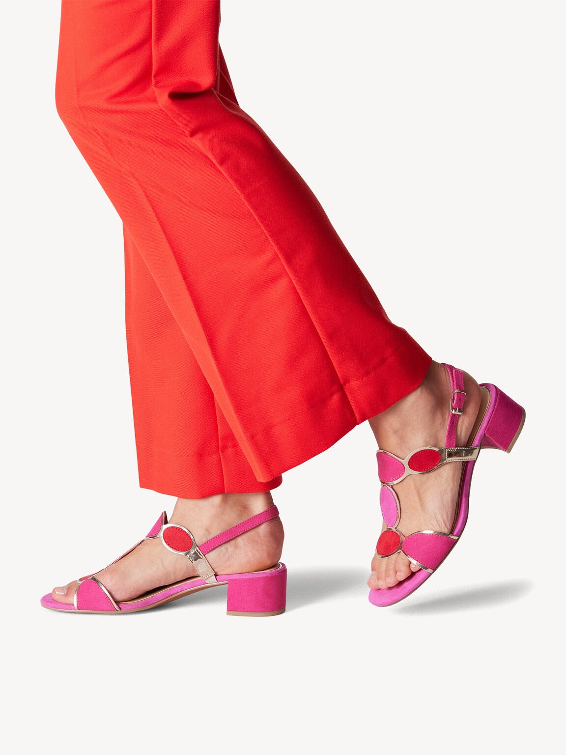 Marco Tozzi, Sandalo - rosa acceso PINK COMB, immagine 2 di 7