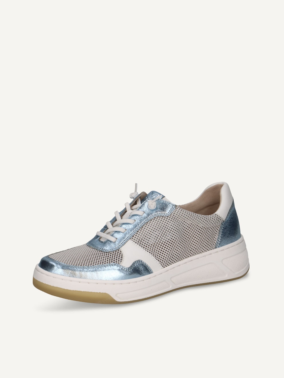 Caprice, Basket - noir WHITE/LT.BLUE, image 2 sur 5