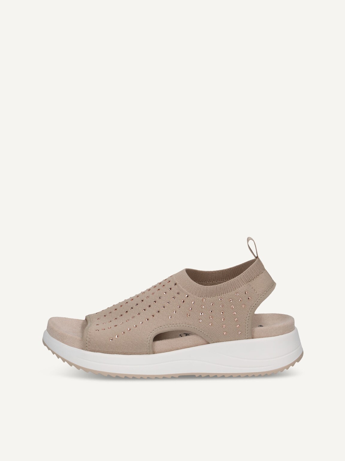 Caprice, Sandal - beige SAND KNIT, image 2 of 5