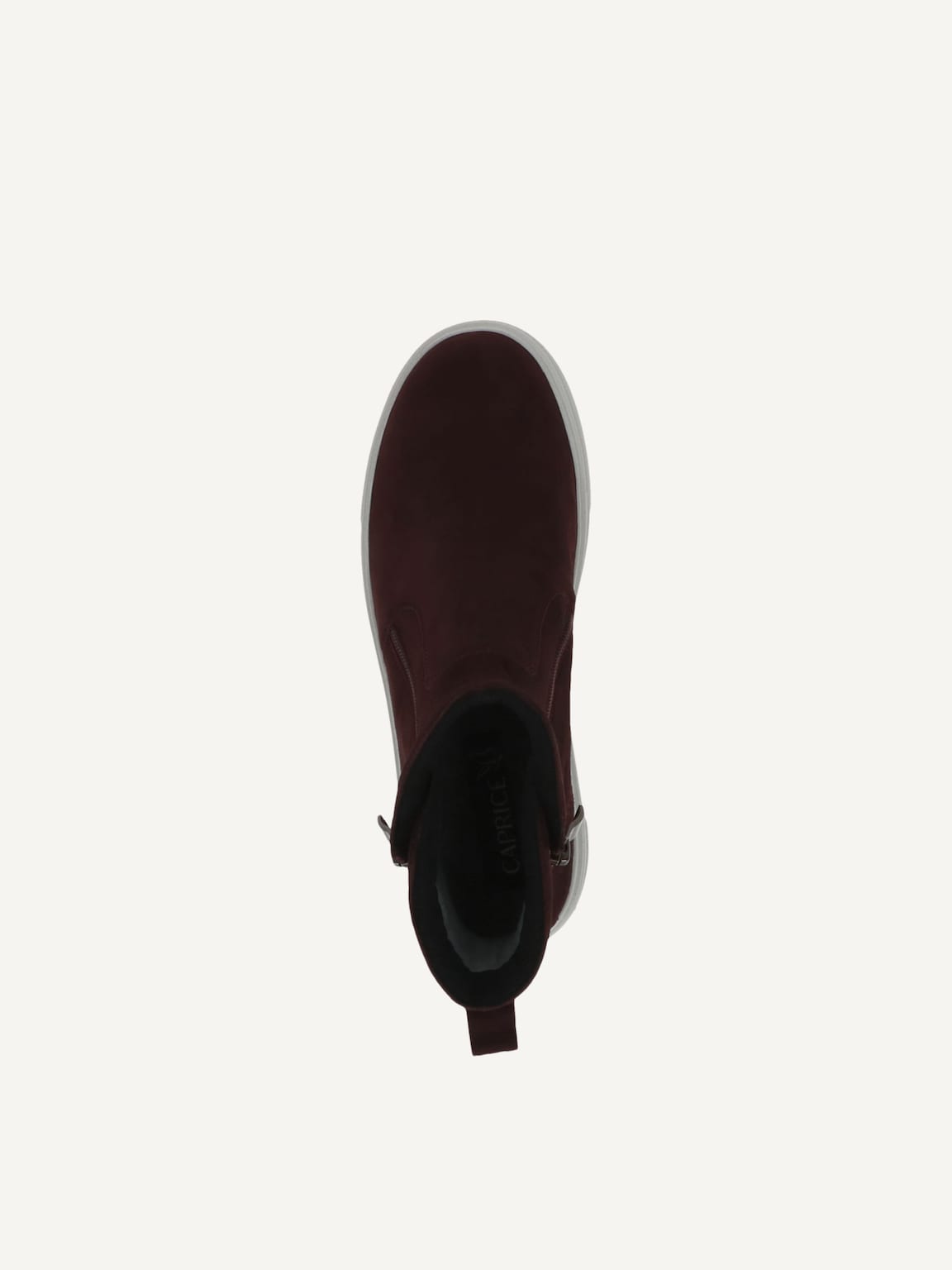 Caprice, Leather Bootie - red BORDEAUX SUEDE, image 6 of 6