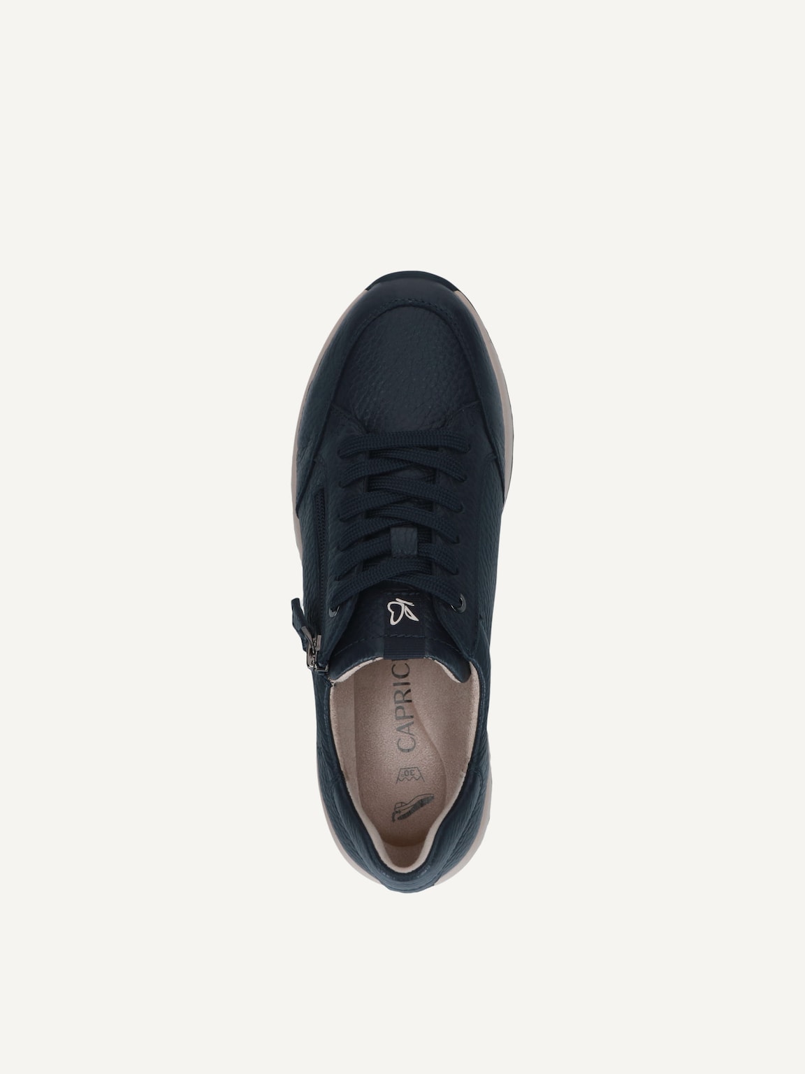 Caprice, Leather Sneaker - blue OCEAN DEER, image 6 of 6