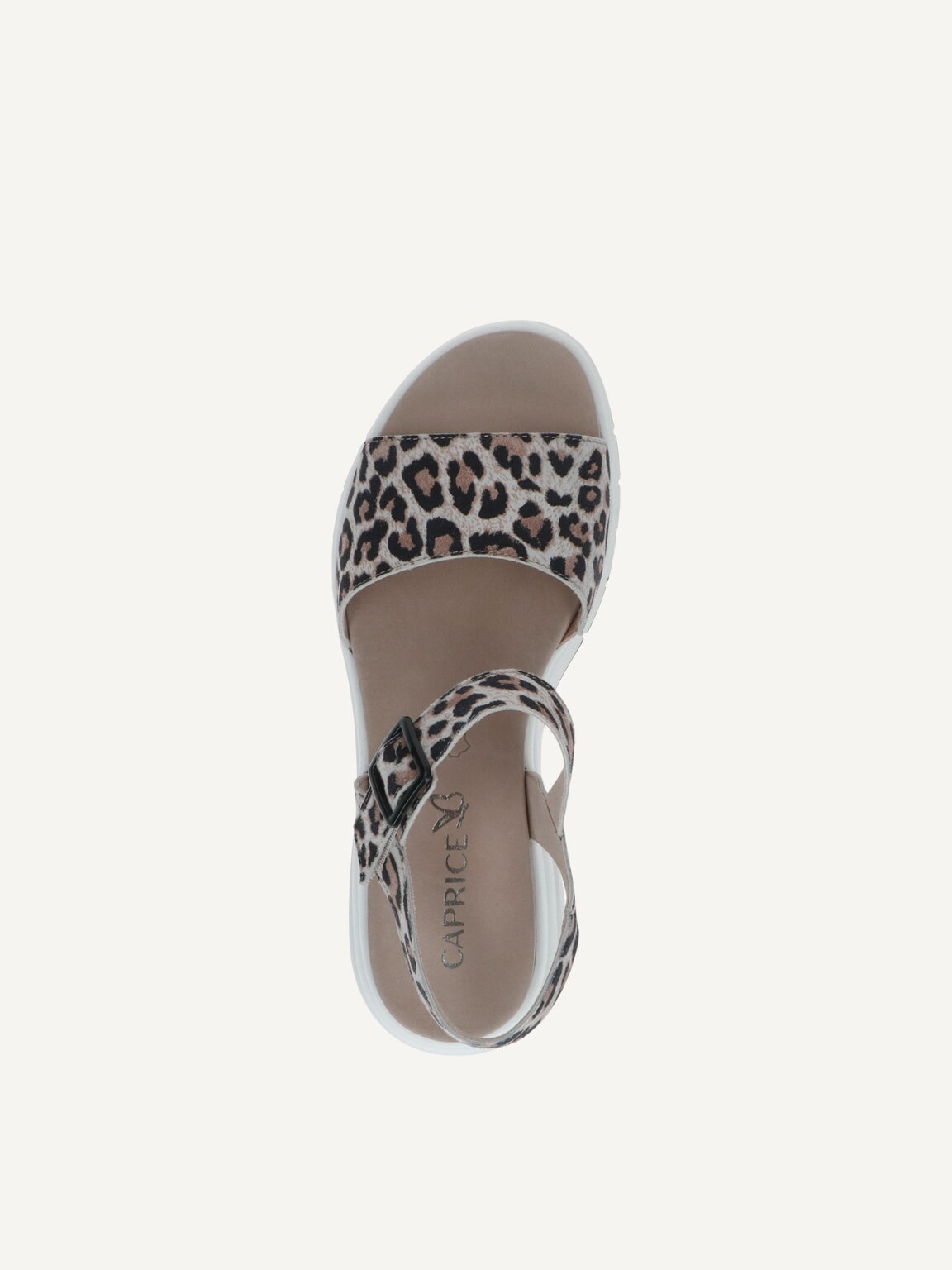 Caprice, Leather Sandal - beige LEO, image 6 of 6