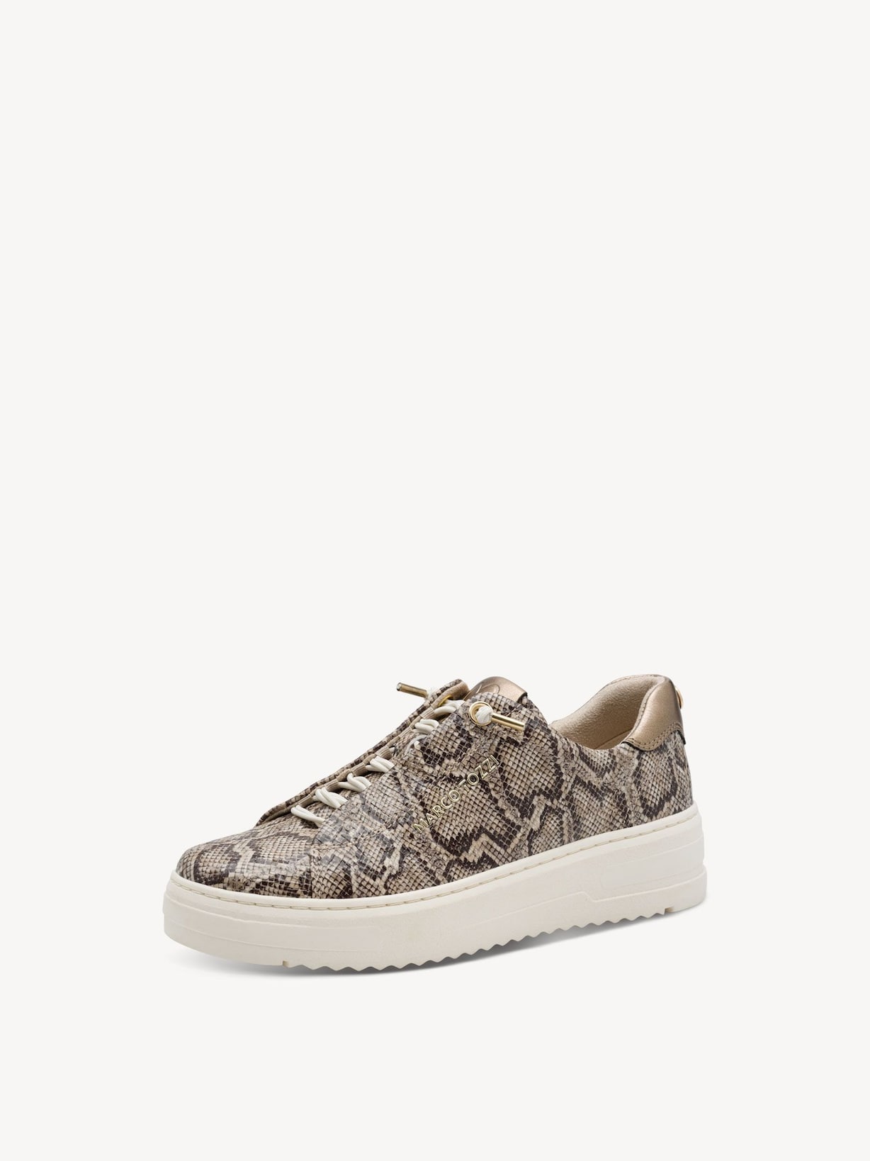 Marco Tozzi, Sneaker - beige DUNE STRUCTURE, afbeelding 1 van 6