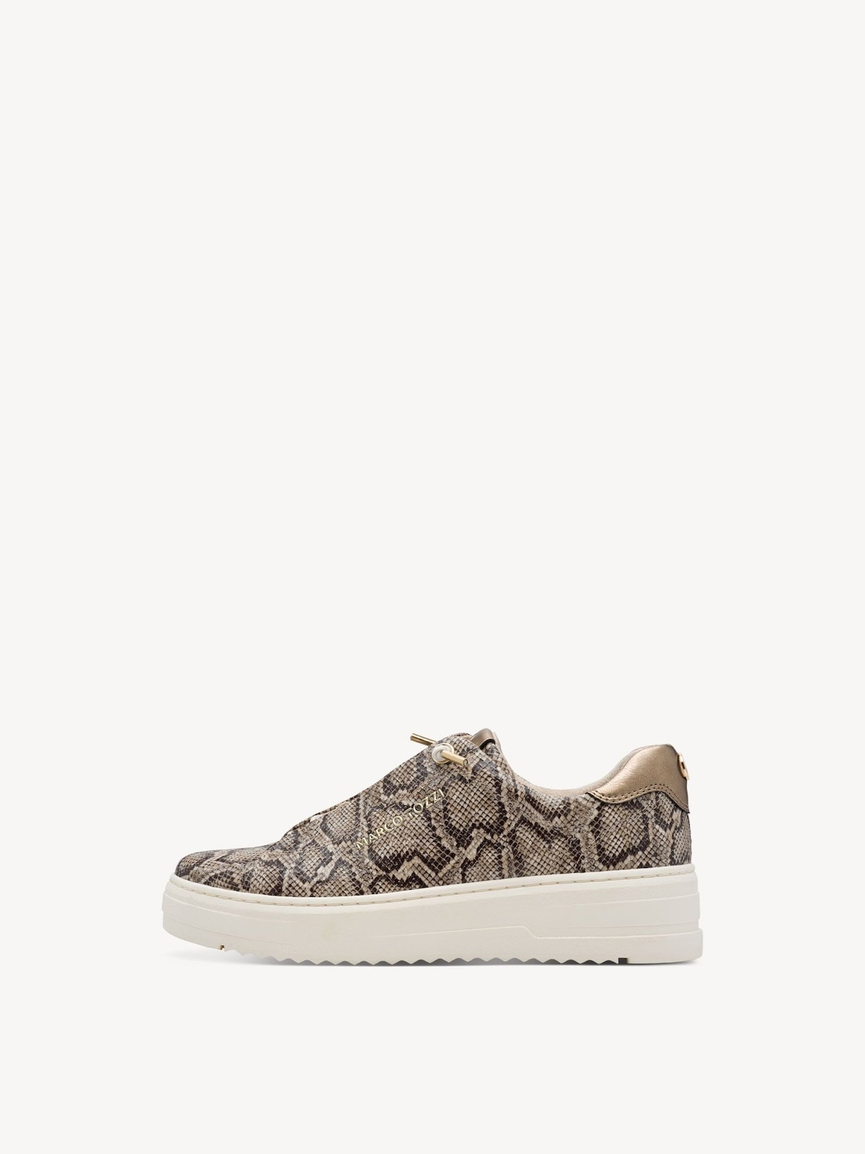 Marco Tozzi, Sneaker - beige DUNE STRUCTURE, afbeelding 2 van 6